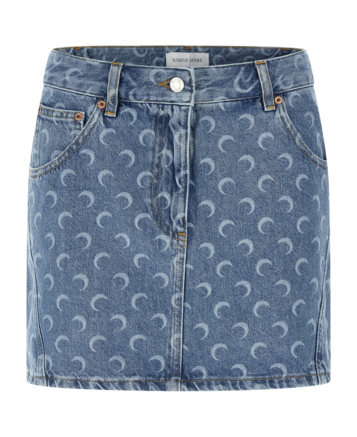 Marine Serre 
moon
 Skirt - Light Blue