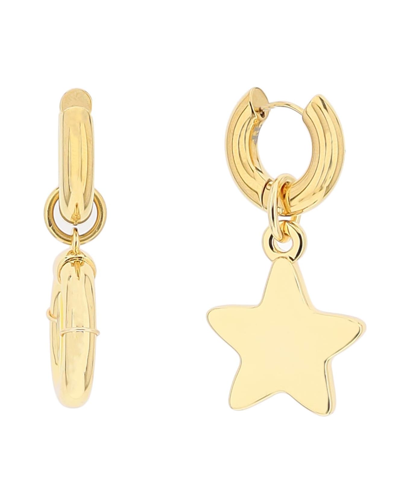 Timeless Pearly Earrings With Charms - GOLD (Gold) イヤリング