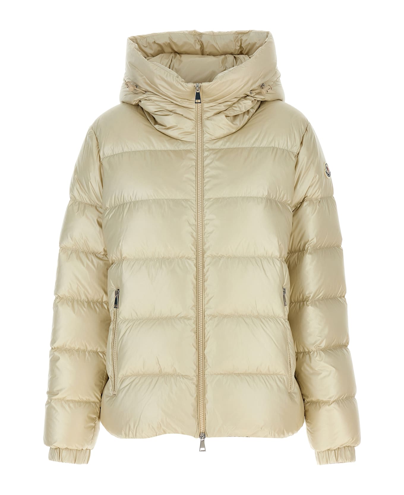 Moncler 'biron' Down Jacket - Bianco