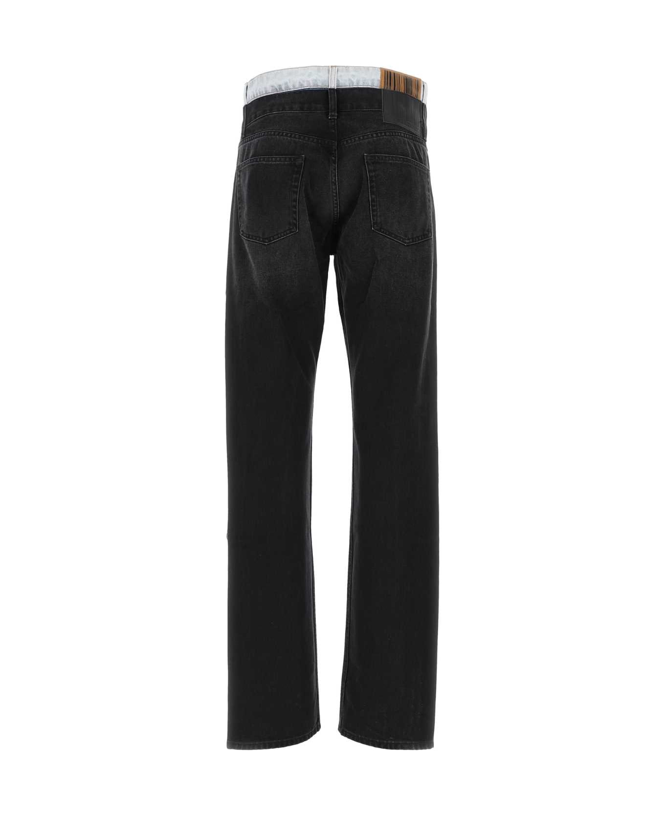 VTMNTS Black Denim Jeans - BLACKLIGHTBLUE