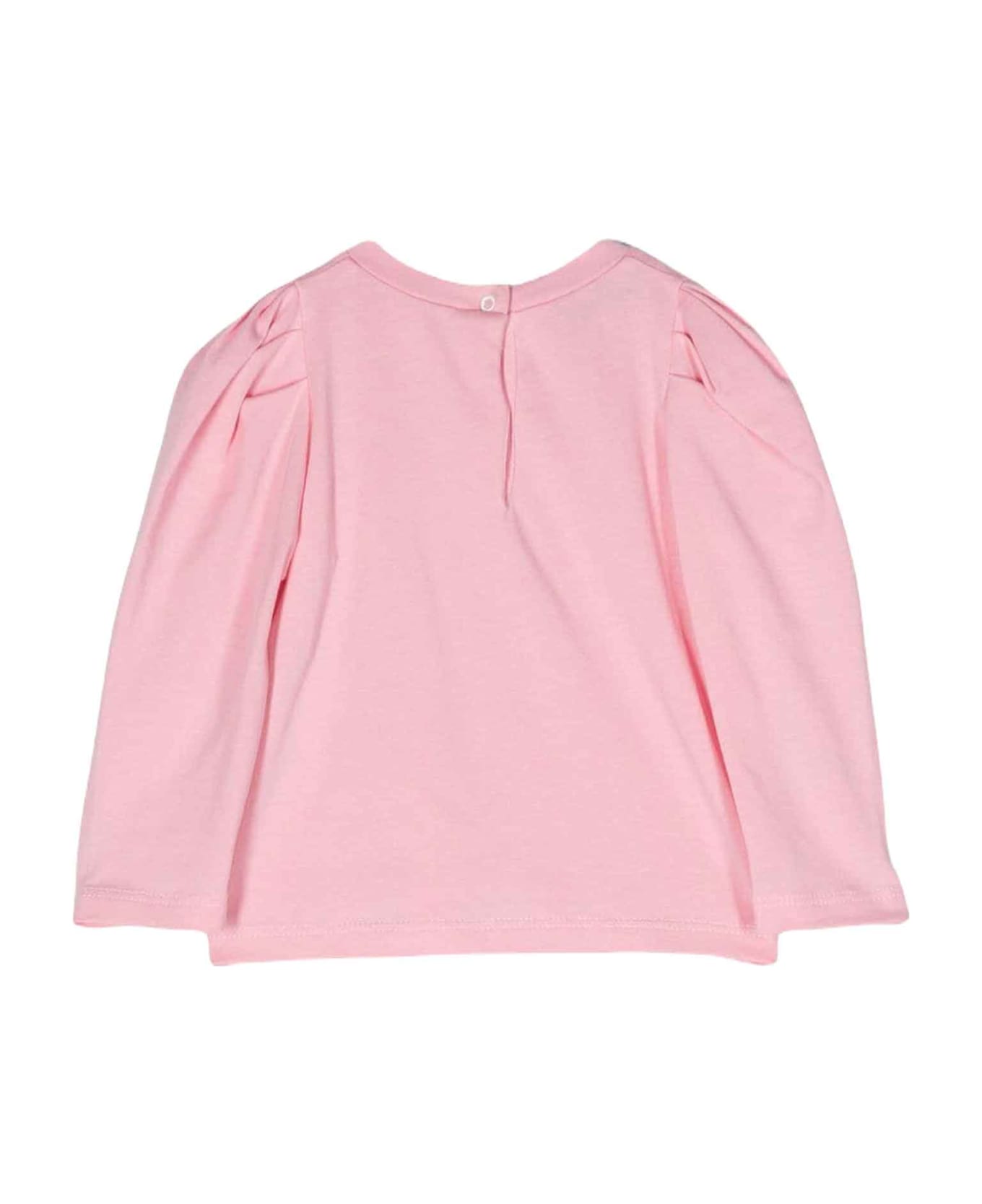 Miss Blumarine Pink T-shirt Baby Girl Miss Blumarine - Rosa Tシャツ＆ポロシャツ