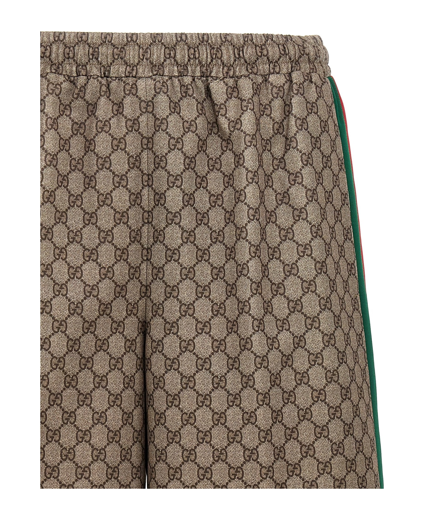 Gucci 'nastro Web' Bermuda Shorts - Beige