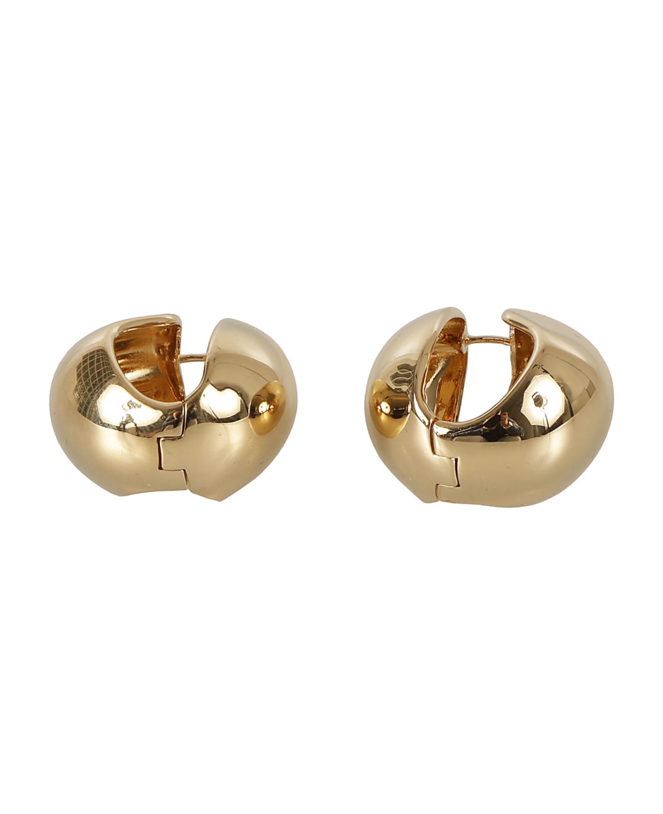 Coperni Metallic Snap Earrings - GOLD イヤリング