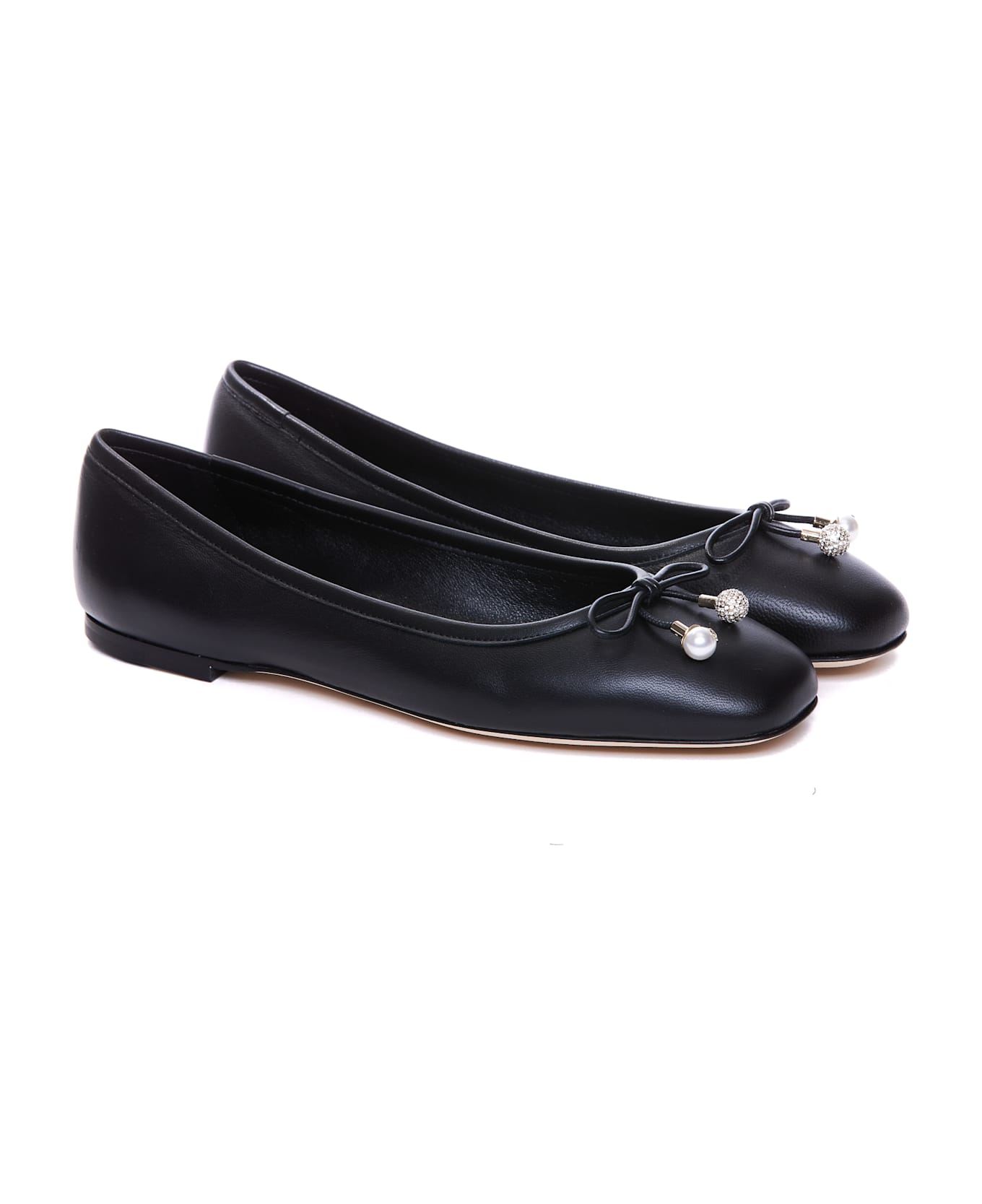 Jimmy Choo Elme Flats - Black