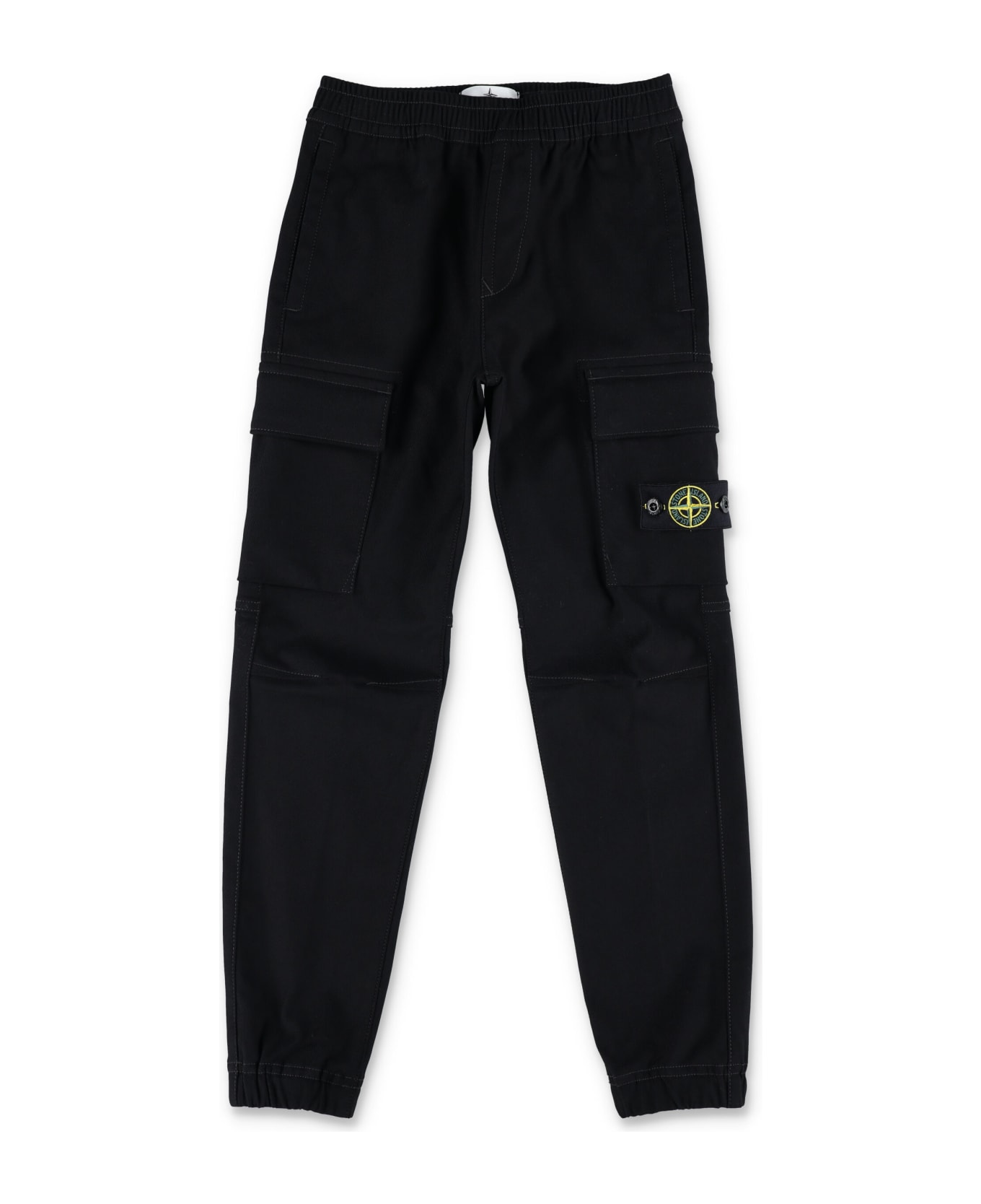Stone Island Junior Pocket Pants - Nero