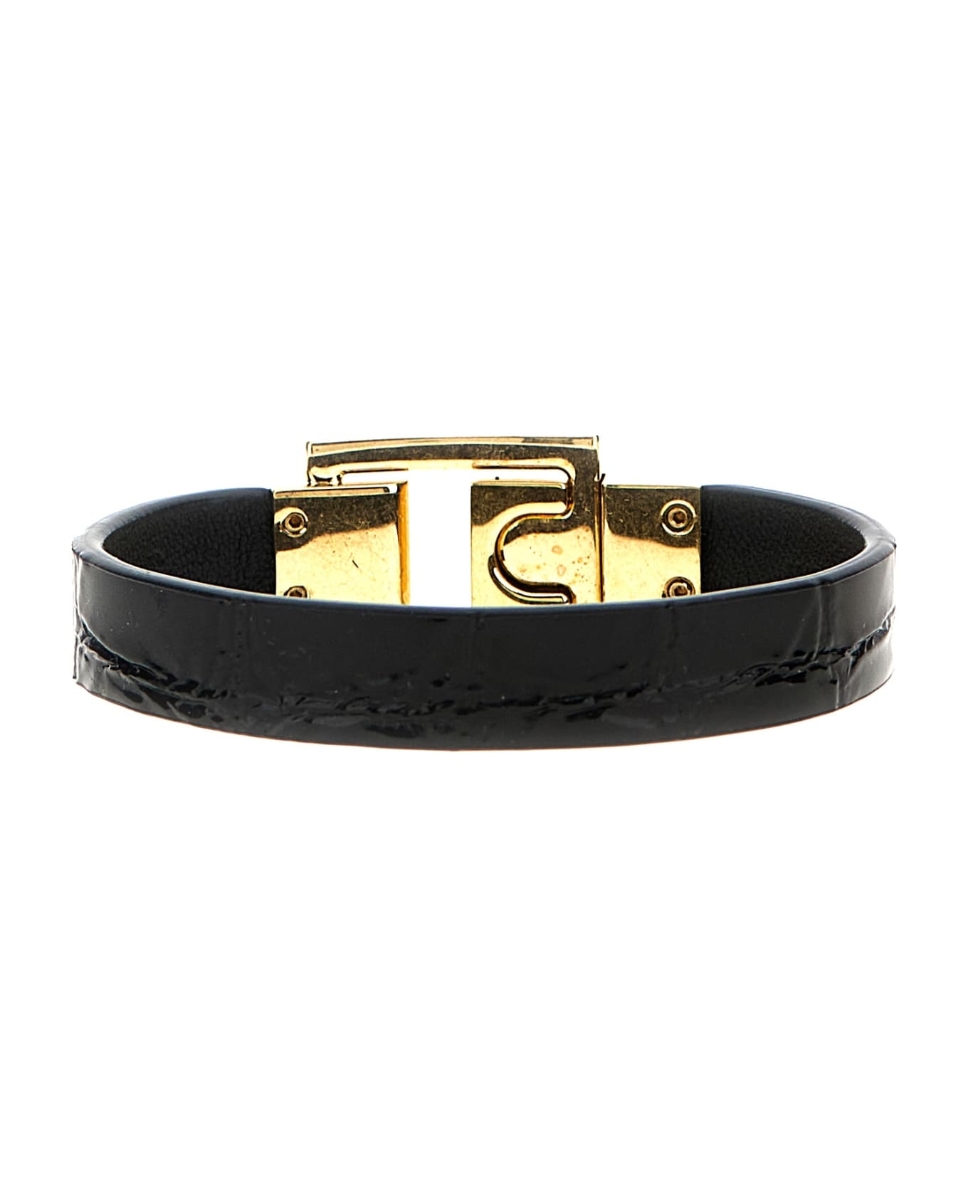 Saint Laurent 'le Carré' Bracelet - Black  