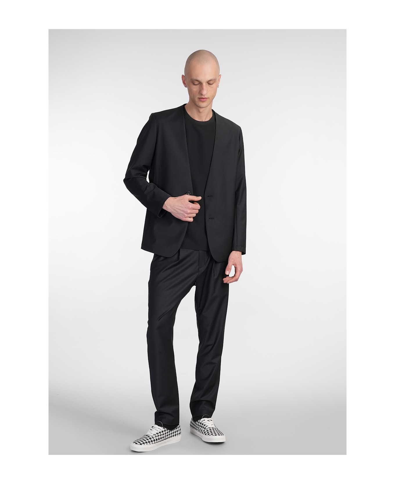 Attachment Blazer In Black Polyester - black