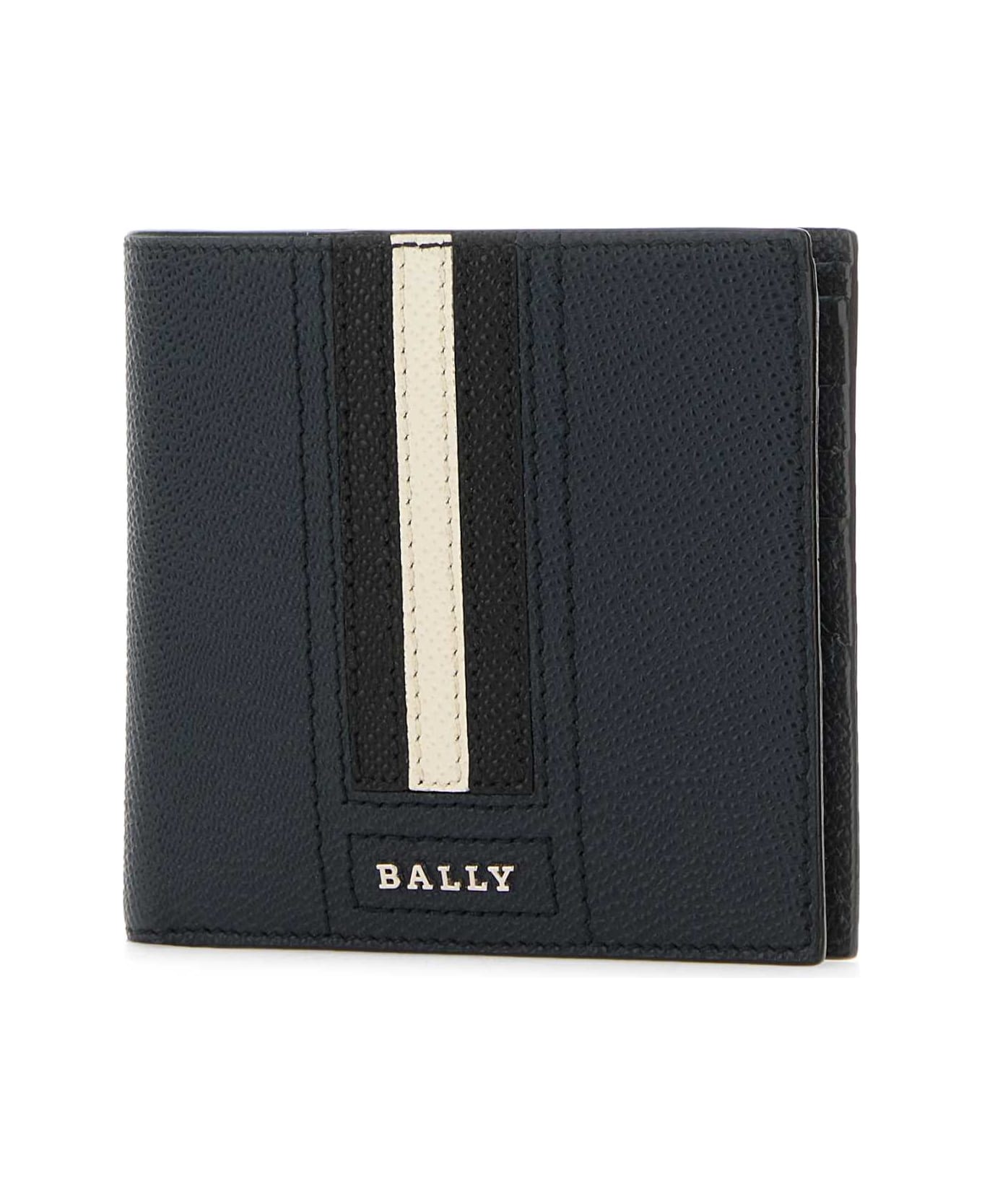 Bally Blue Leather Trasai Wallet - NEWBLUE