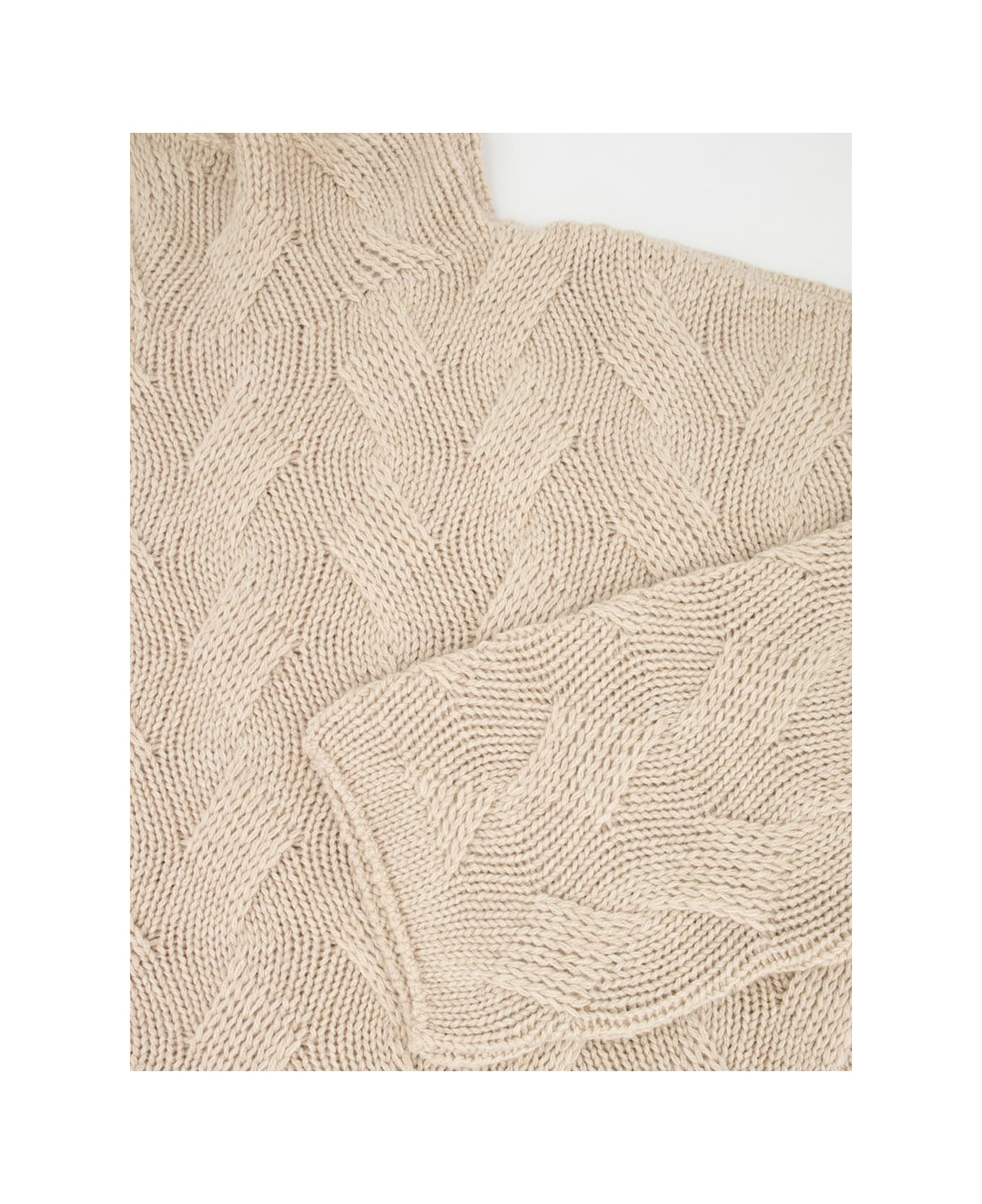 Le Tricot Perugia Jumper - BEIGE MELANGE