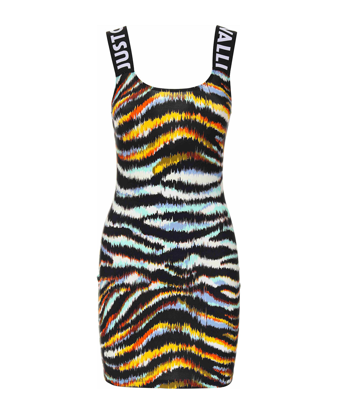 Just Cavalli Multicolour Knee Lenght Dress - MultiColour
