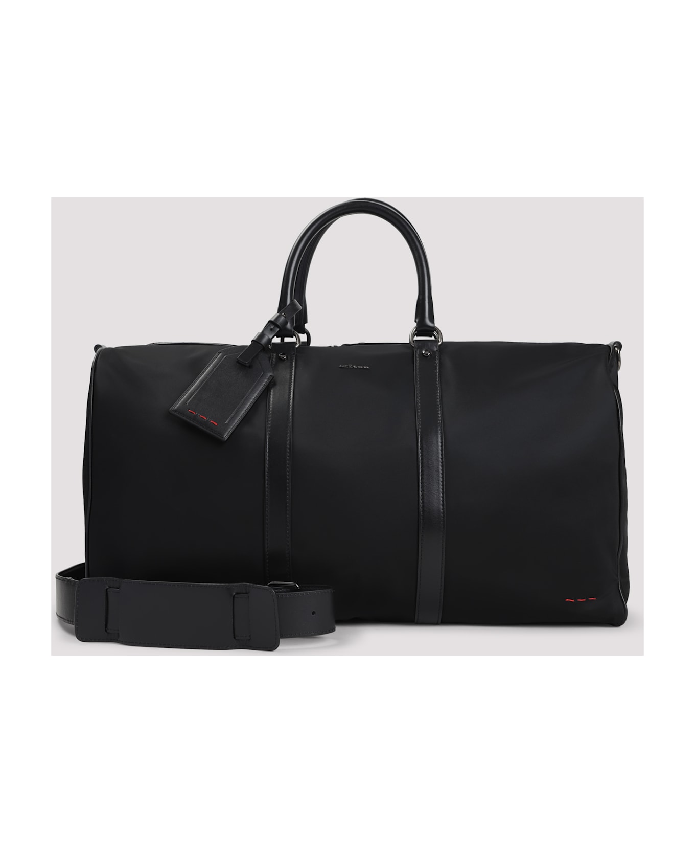 Kiton Polyamide Duffle Bag - Black