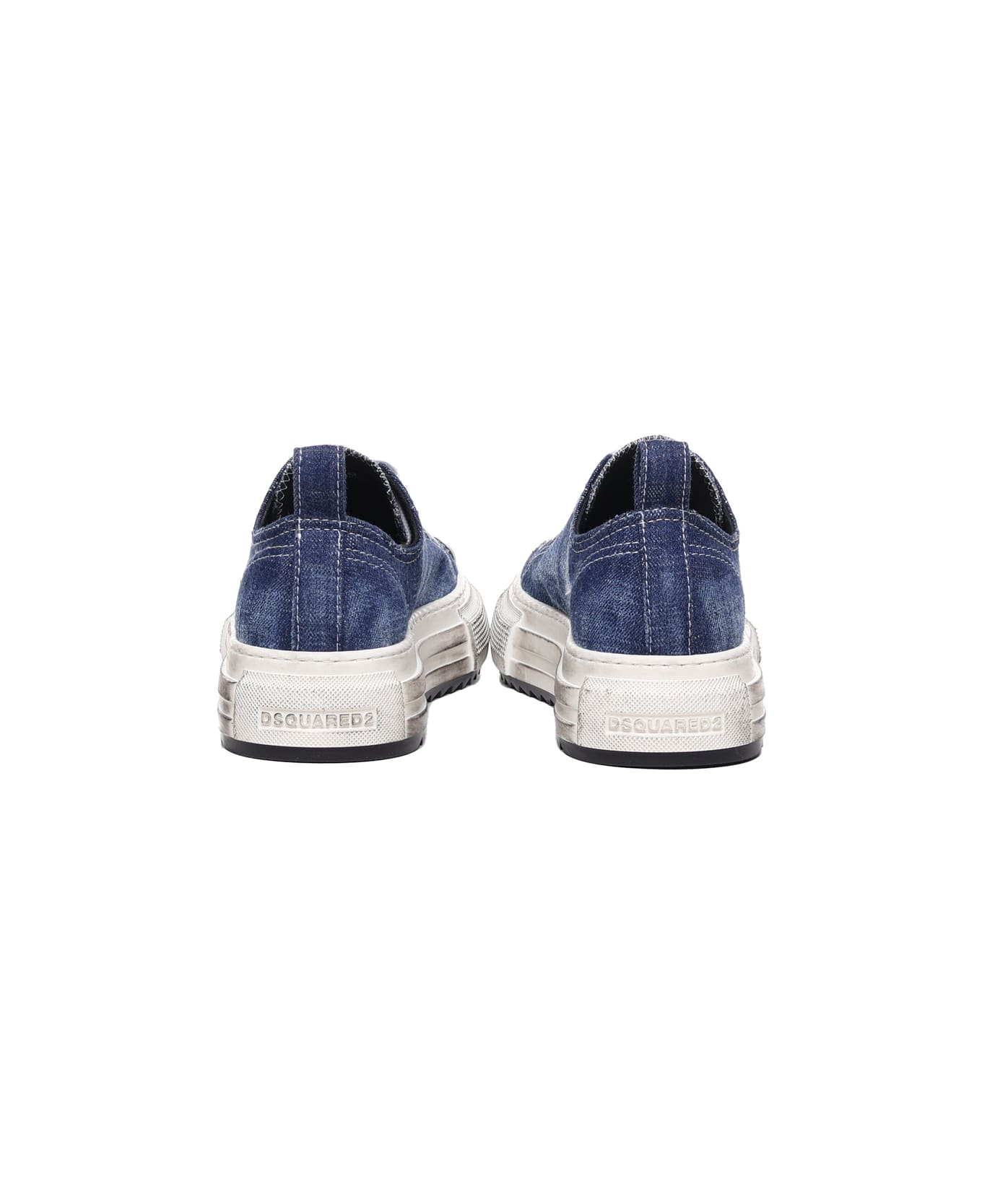 Dsquared2 Berlin Fabric Low-top Sneakers - Denim blue
