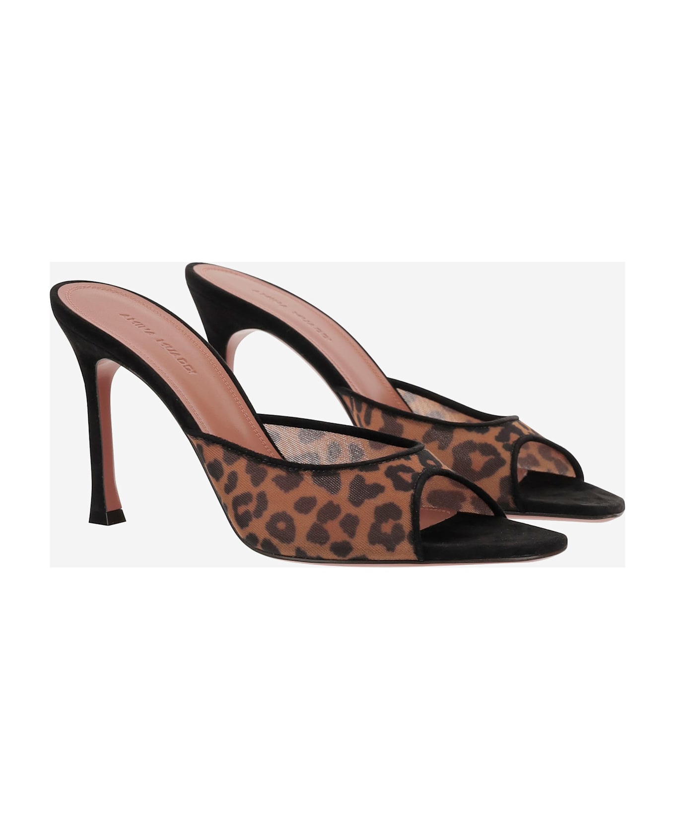 Amina Muaddi Alexa Mesh Mules - ANIAMLIER
