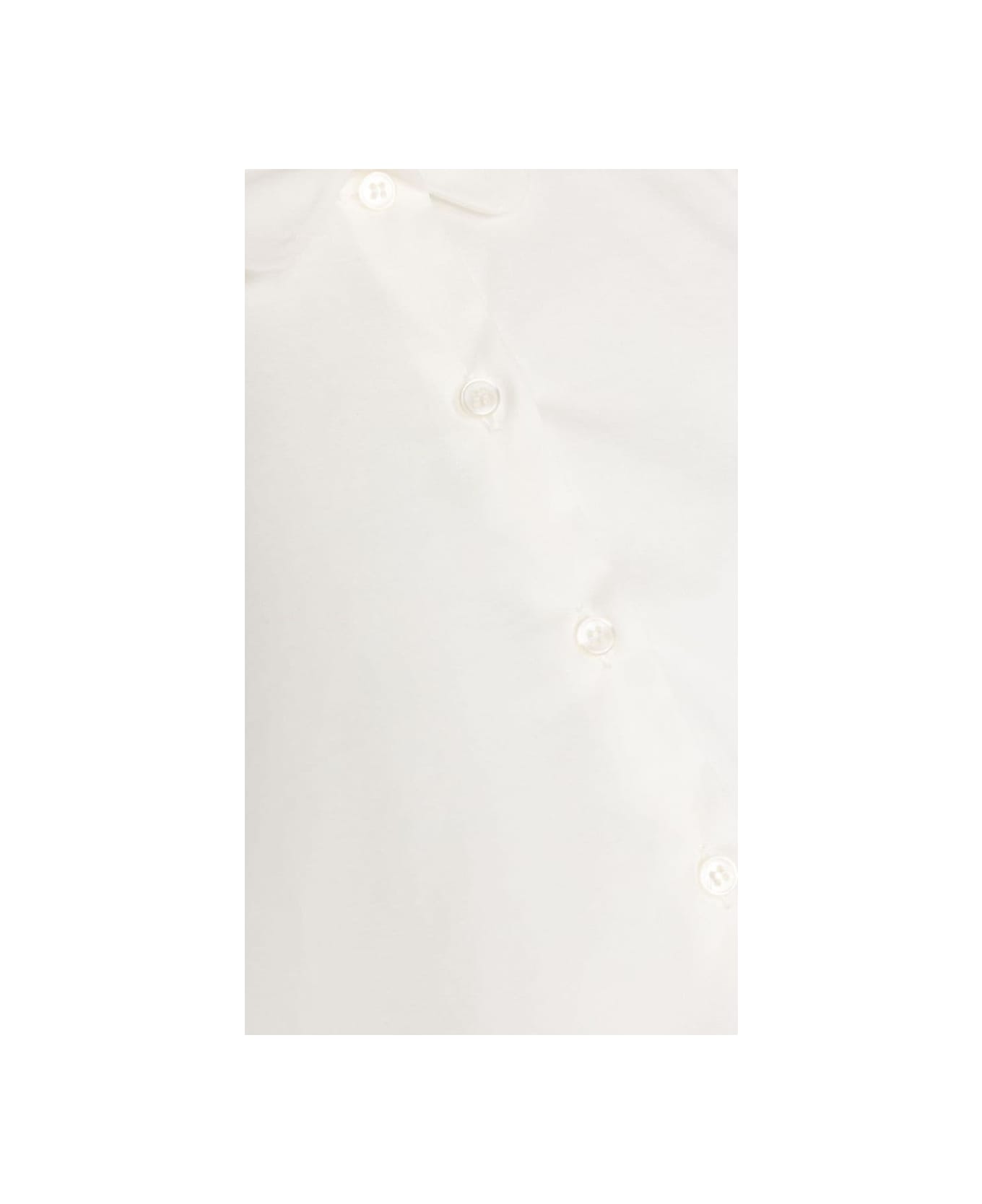 Il Gufo Long Sleeve Shirt - WHITE