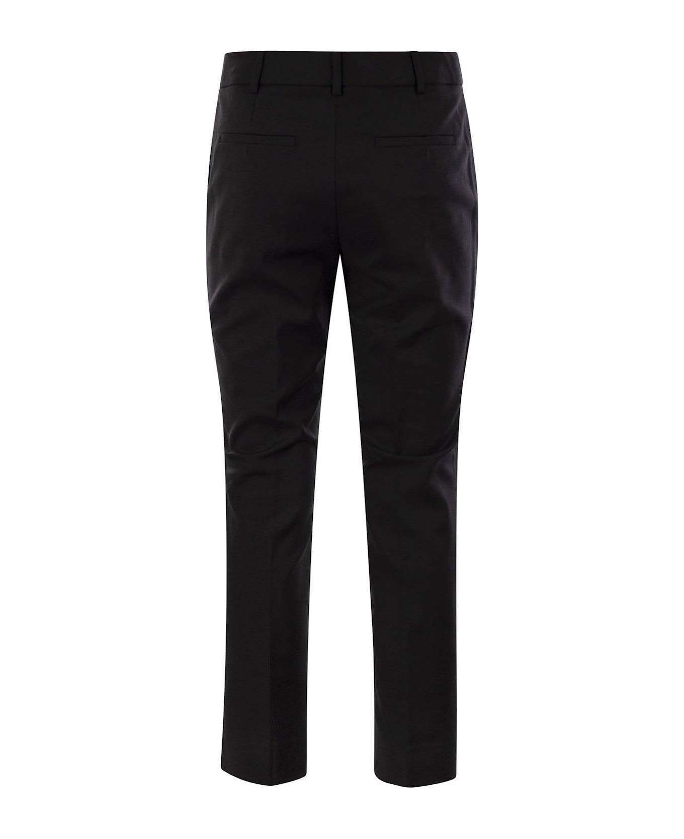 SportMax Asiago Pleat Detailed Trousers - BLACK
