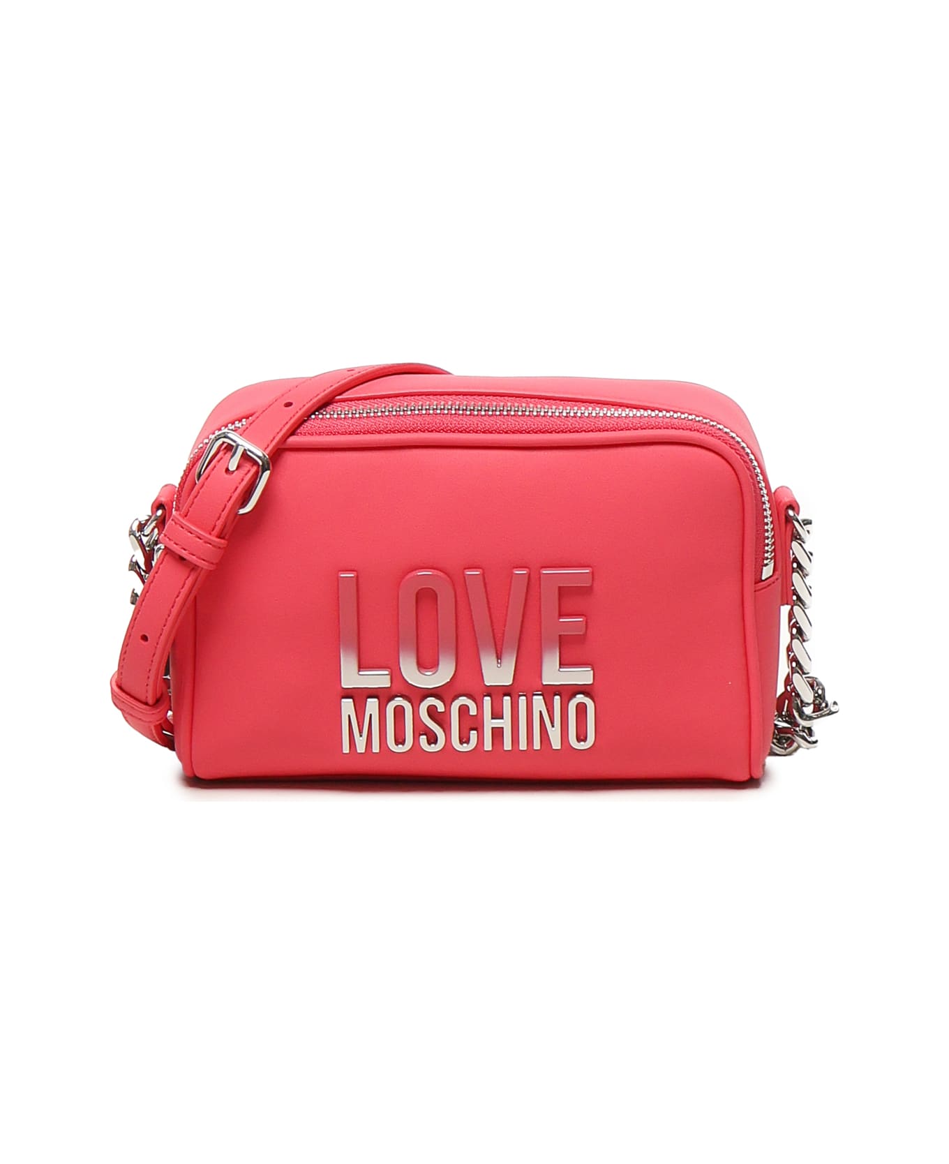 Love Moschino Borsa A Tracolla Con Logo Degradé - Fuchsia