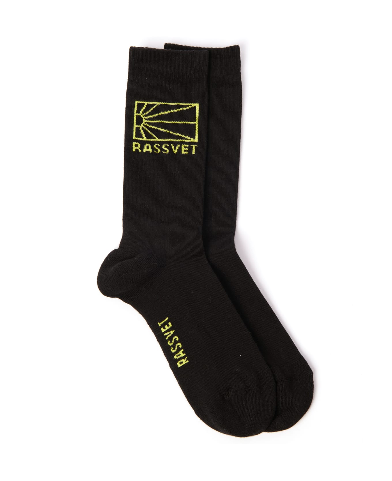 PACCBET Logo Socks Knit - Black