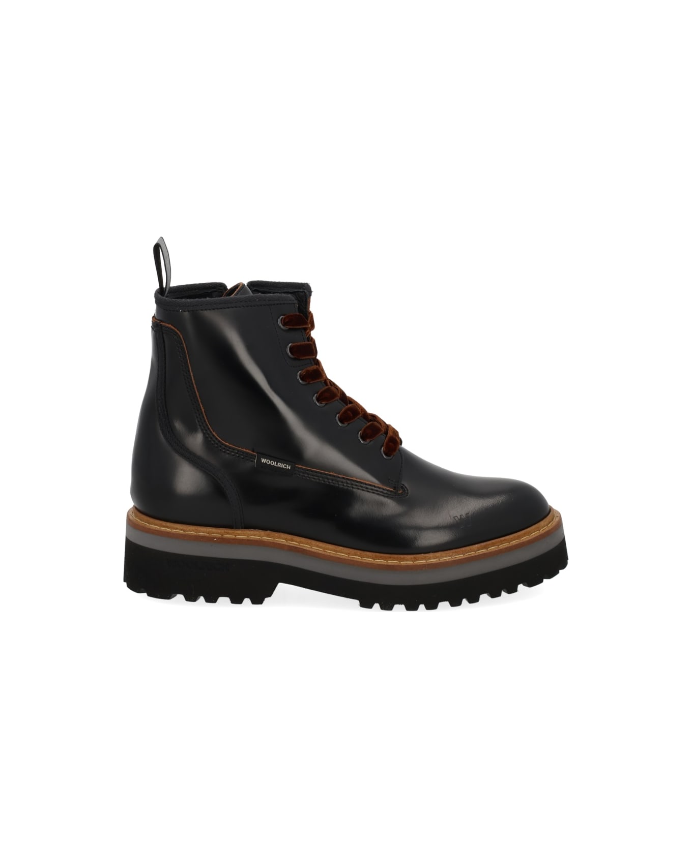 Woolrich Lace-up Boot - BLACK