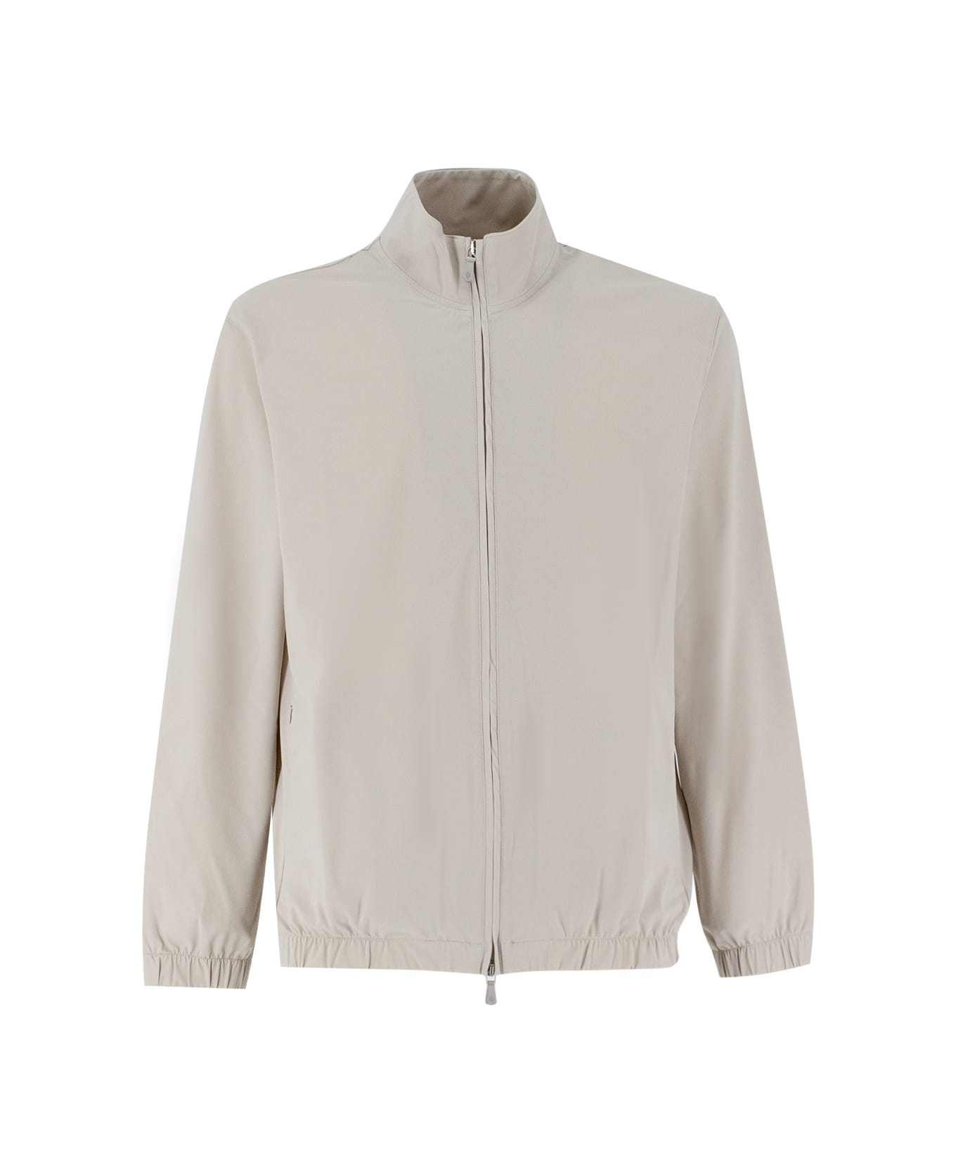 Eleventy Zip-up Bomber Jacket - SAND