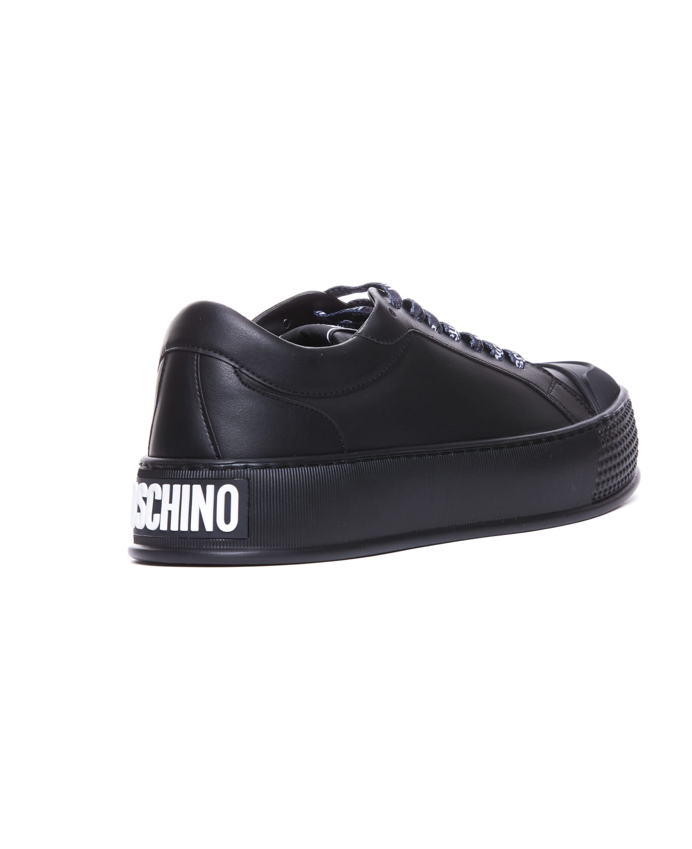 Moschino Logo Sneakers - Black