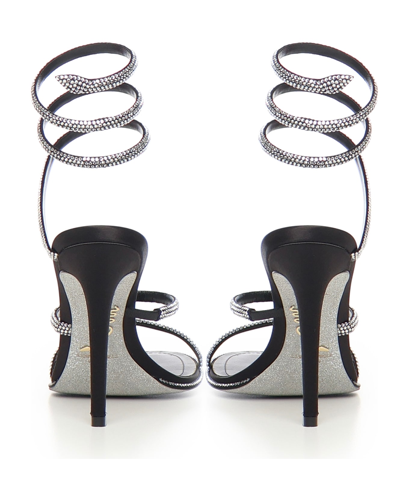 René Caovilla Cleo 105 Sandals - Black