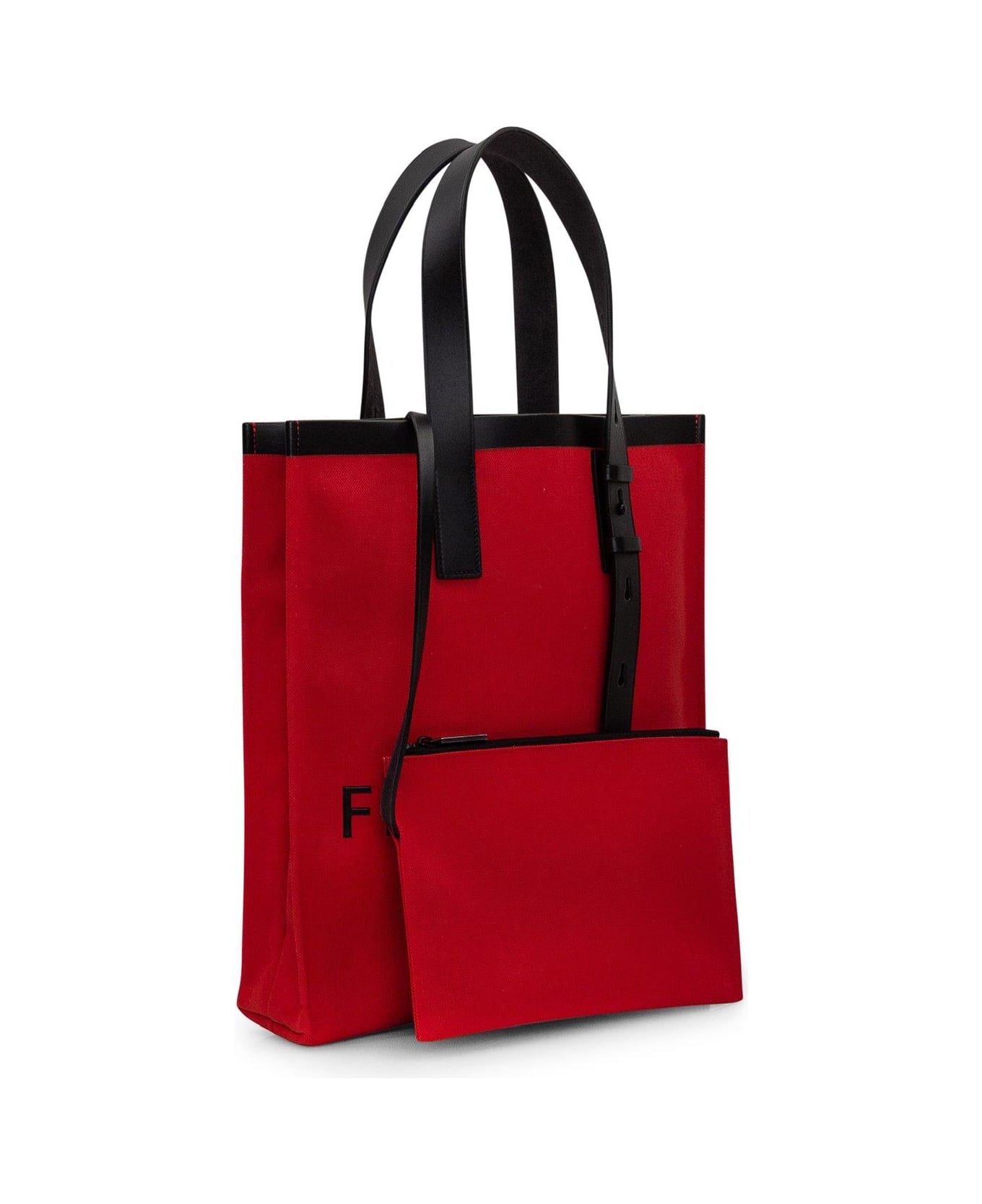 Ferragamo Logo Tote Bag - Red