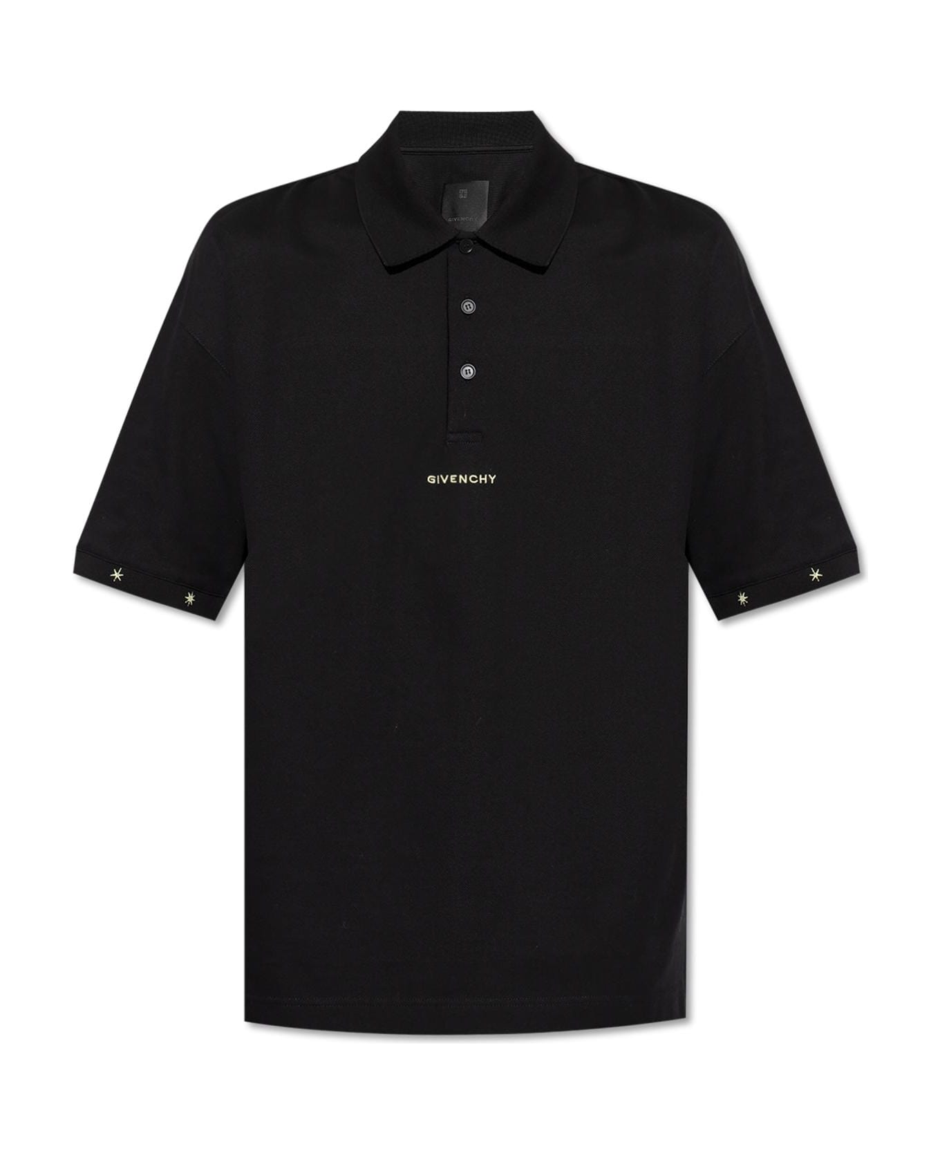 Givenchy Polo With Logo - Black