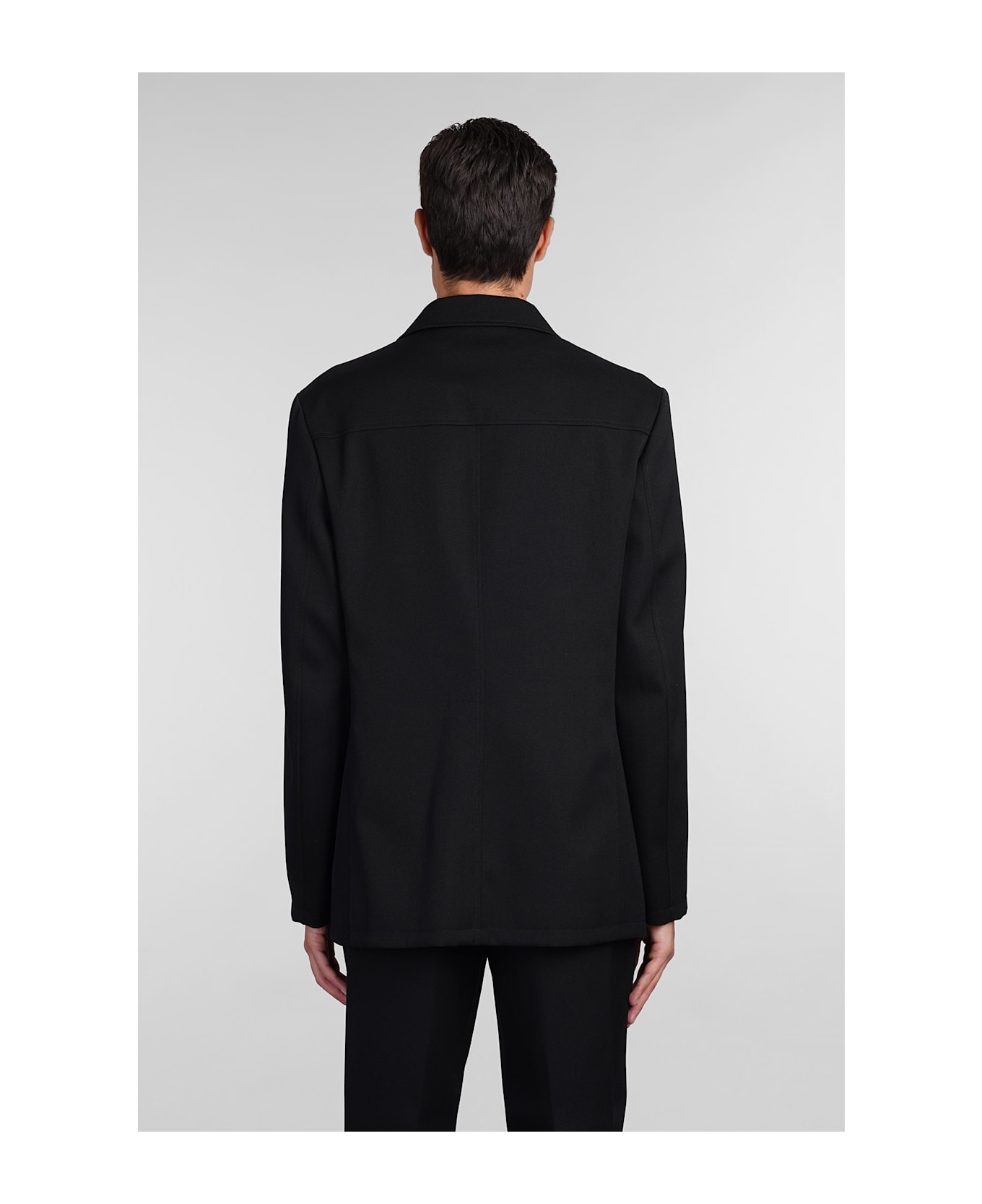 Lanvin Blazer In Black Wool - black