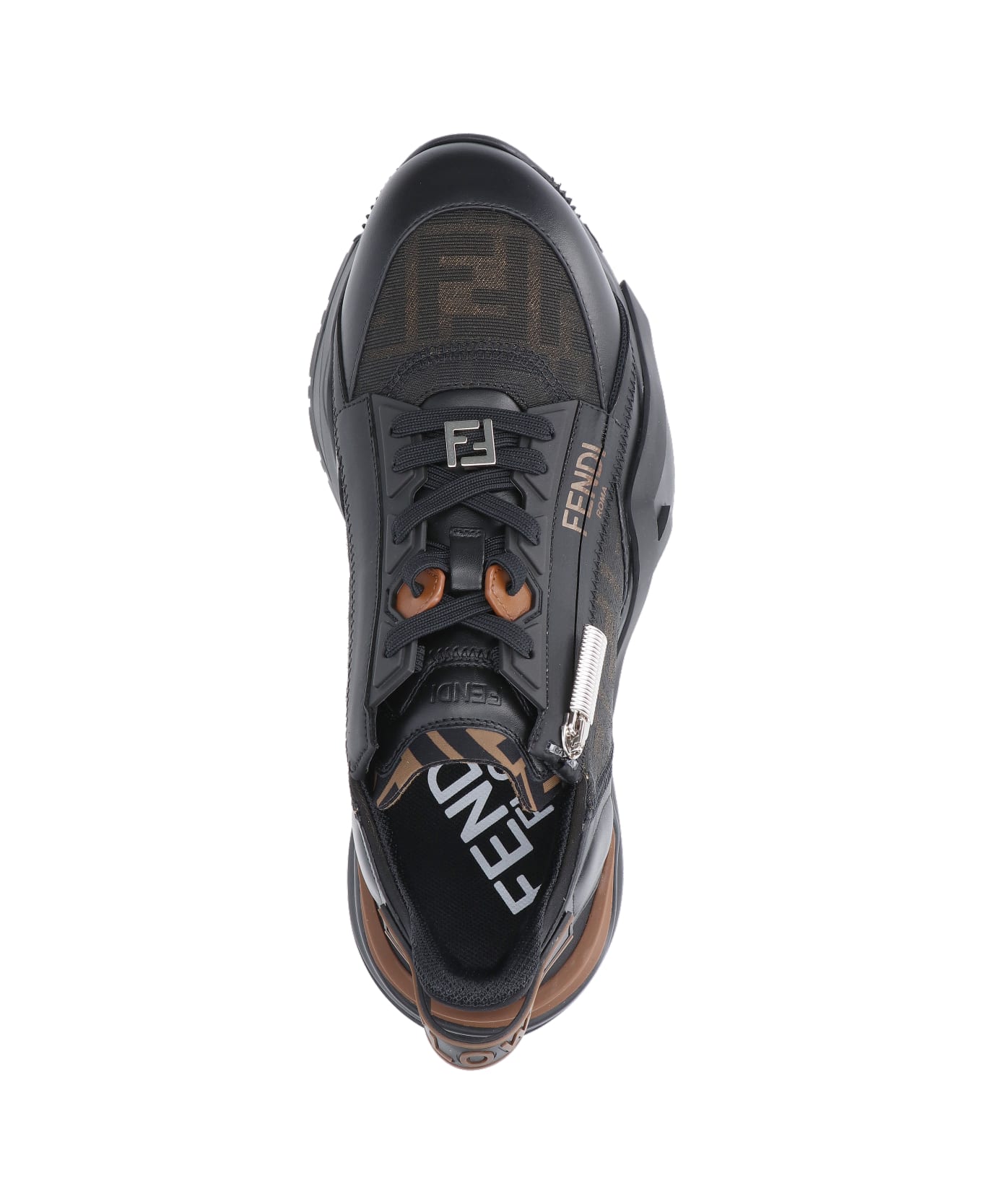 Fendi "flow" Low-top Sneakers - Black  
