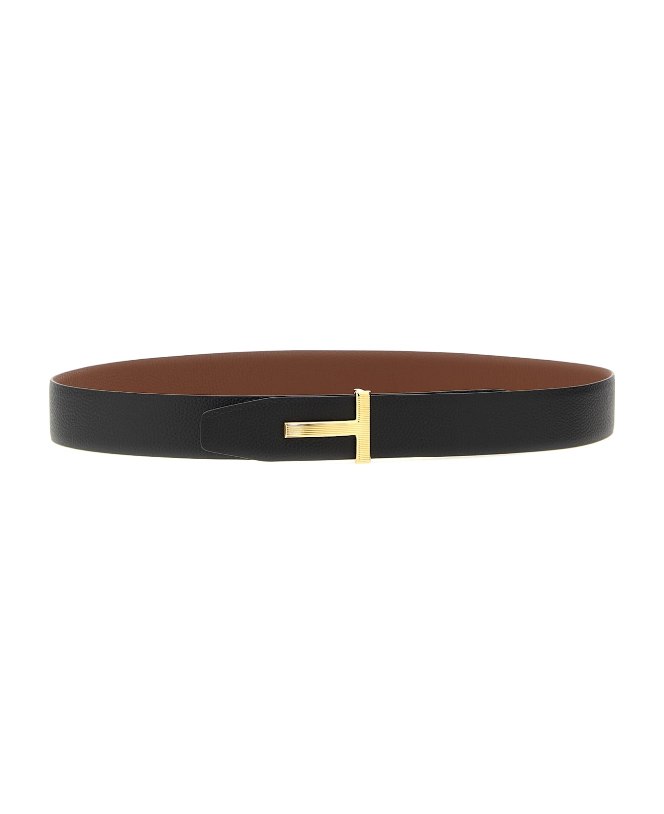 Tom Ford Logo Buckle Reversible Belt - Multicolor