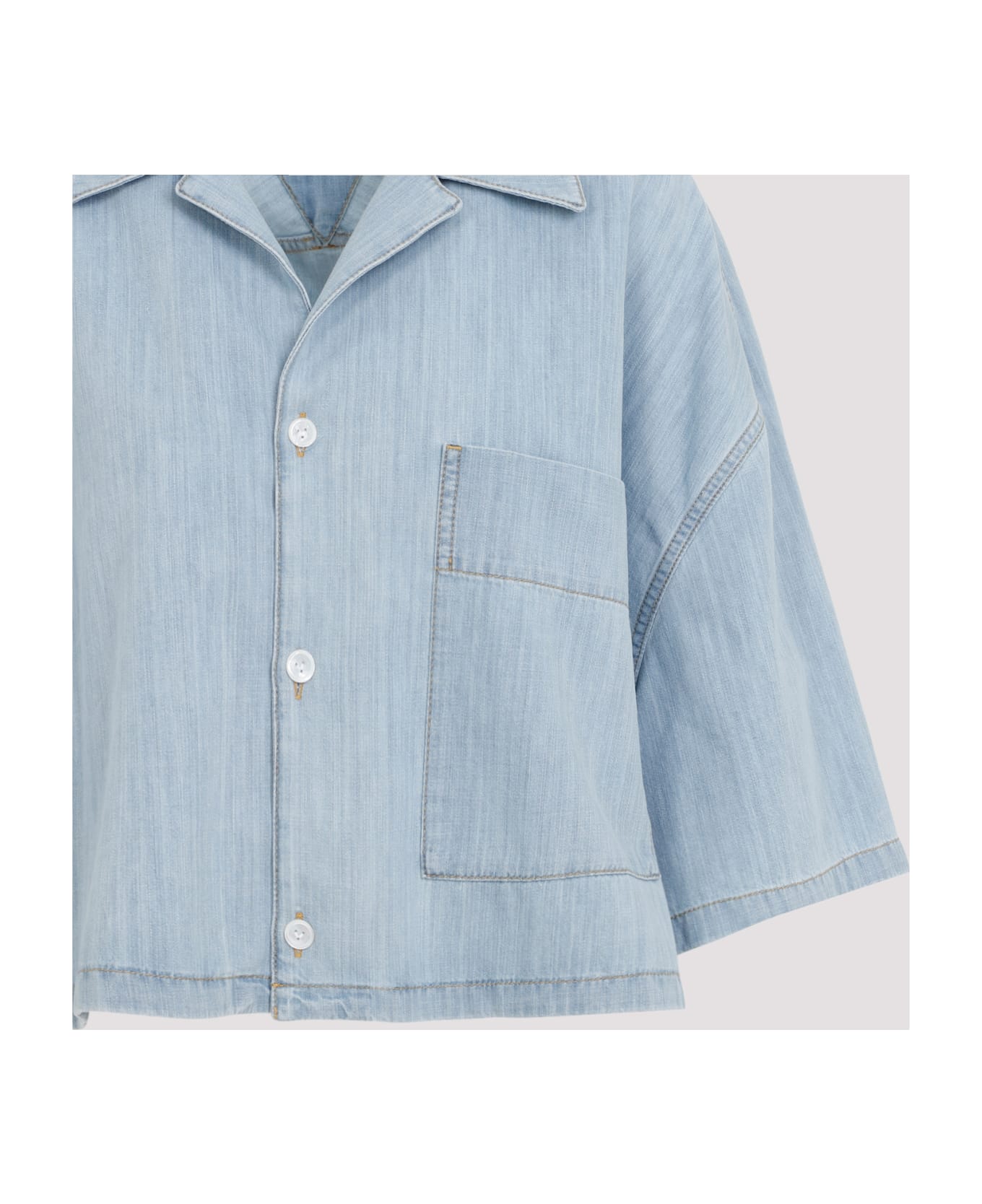 Bottega Veneta Denim Shirt - Light Bleach