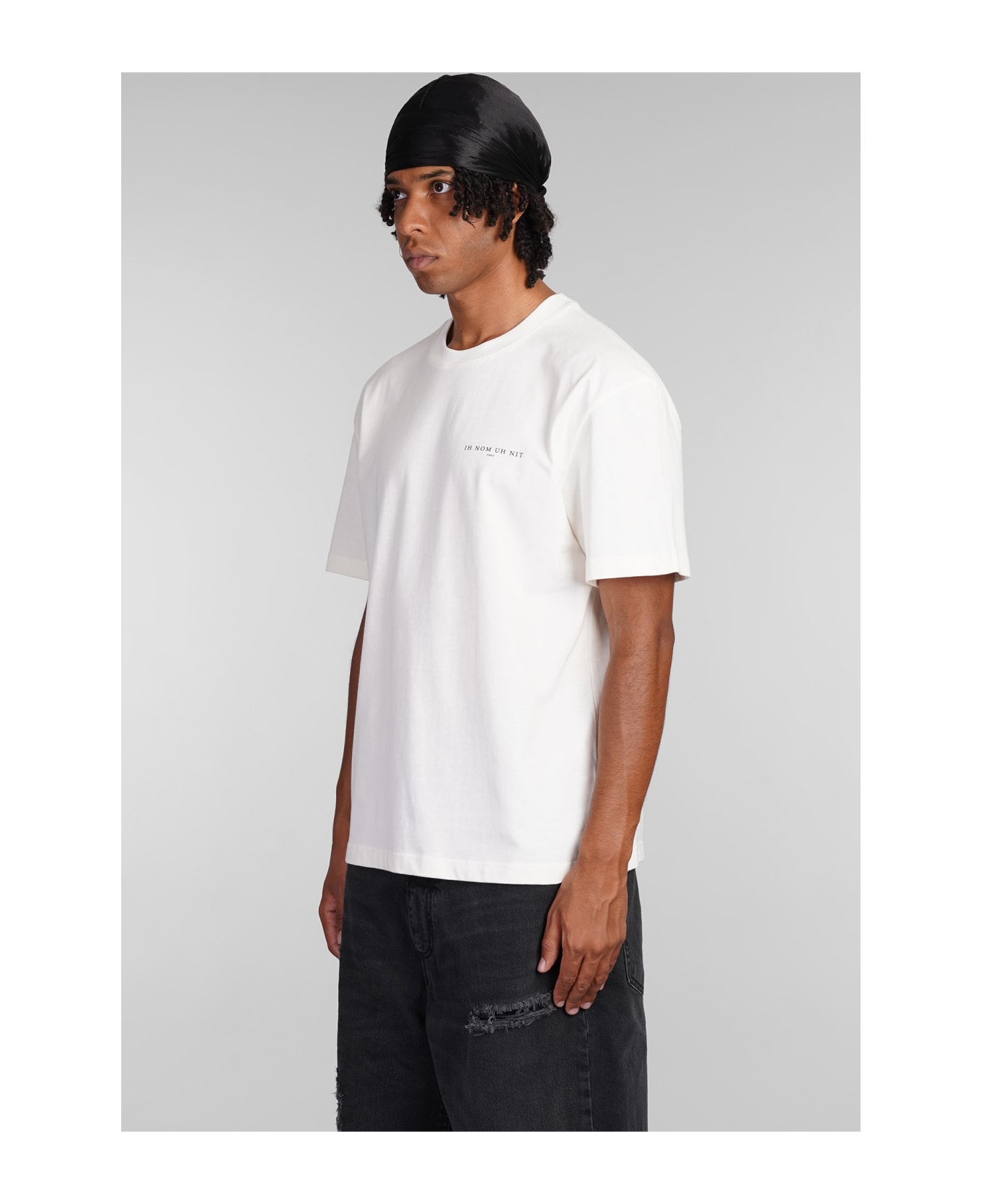 ih nom uh nit T-shirt In White Cotton - white