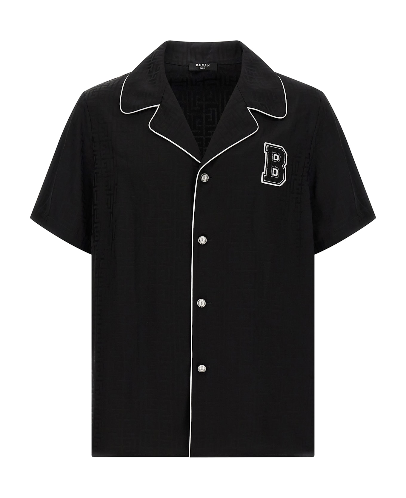 Balmain 'balmain Varsity' Shirt - Black  