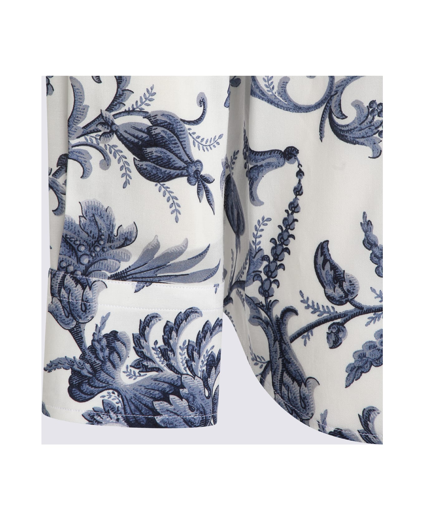 Etro White And Blue Shirt - White