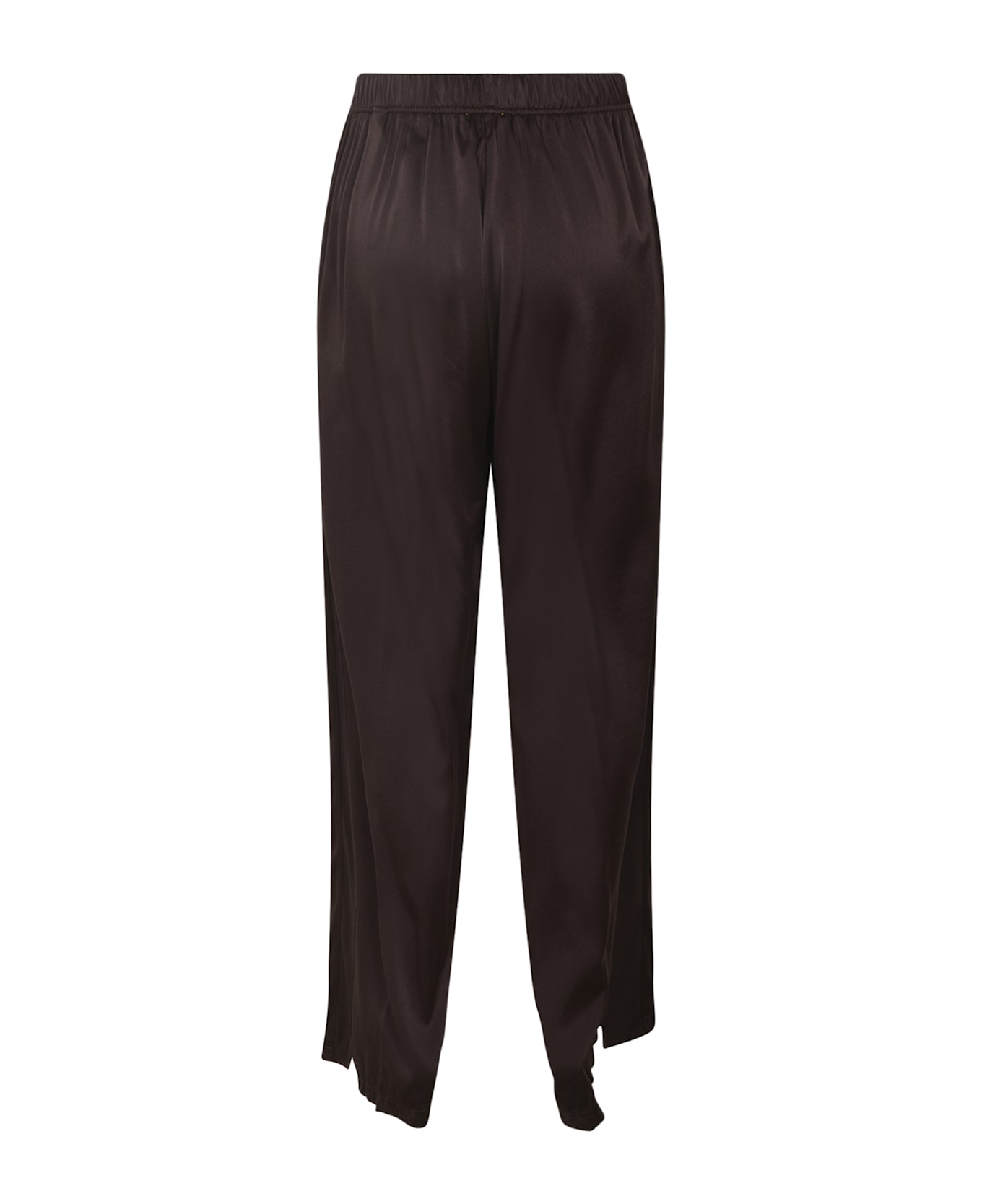 Forte_Forte Classic Ribbed Trousers - Lava