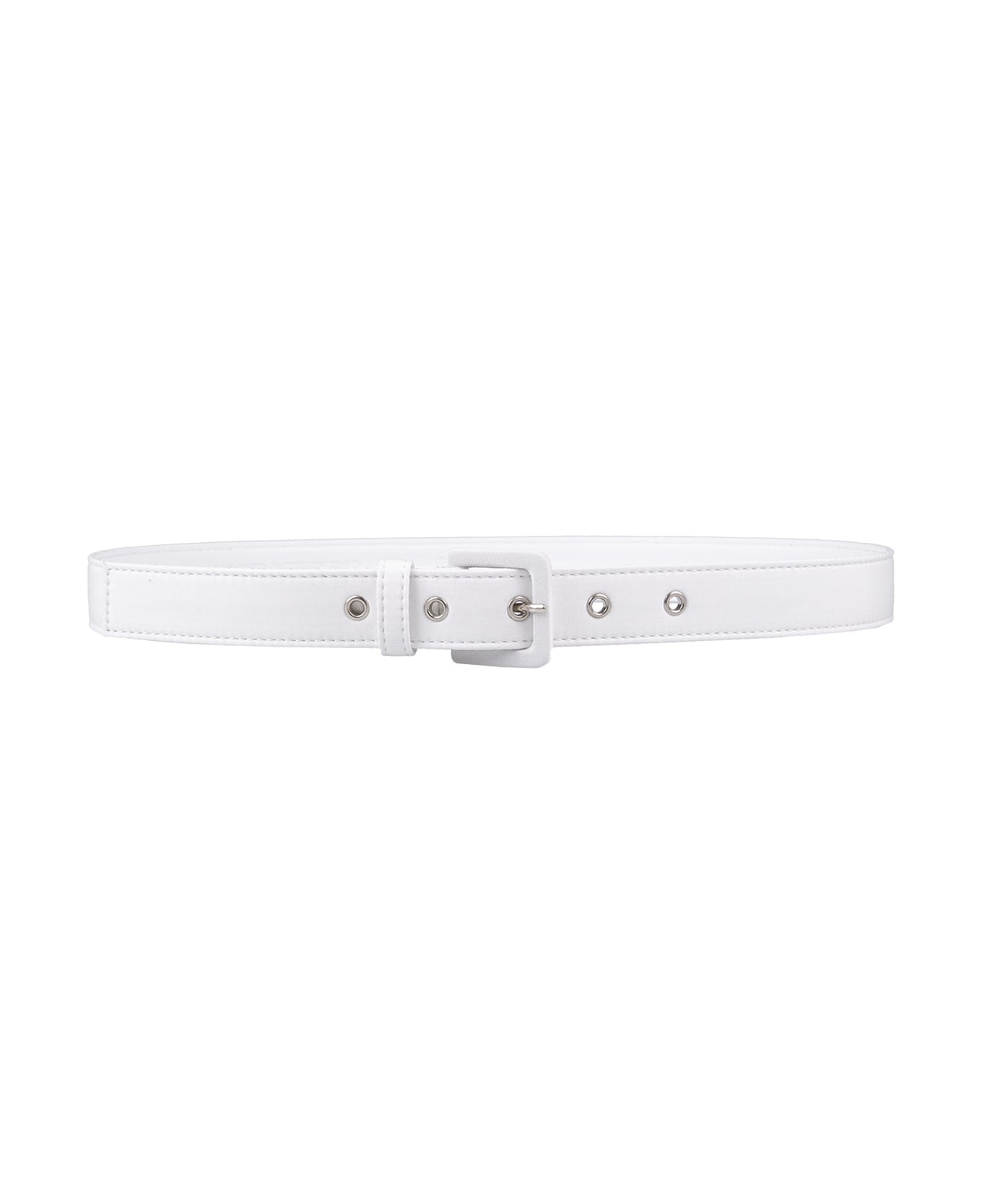 Ermanno Scervino White Belt With Studs - White