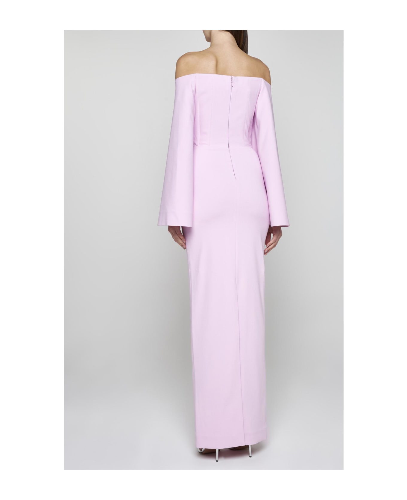 Solace London Eliana Maxi Dress - Blush Pink