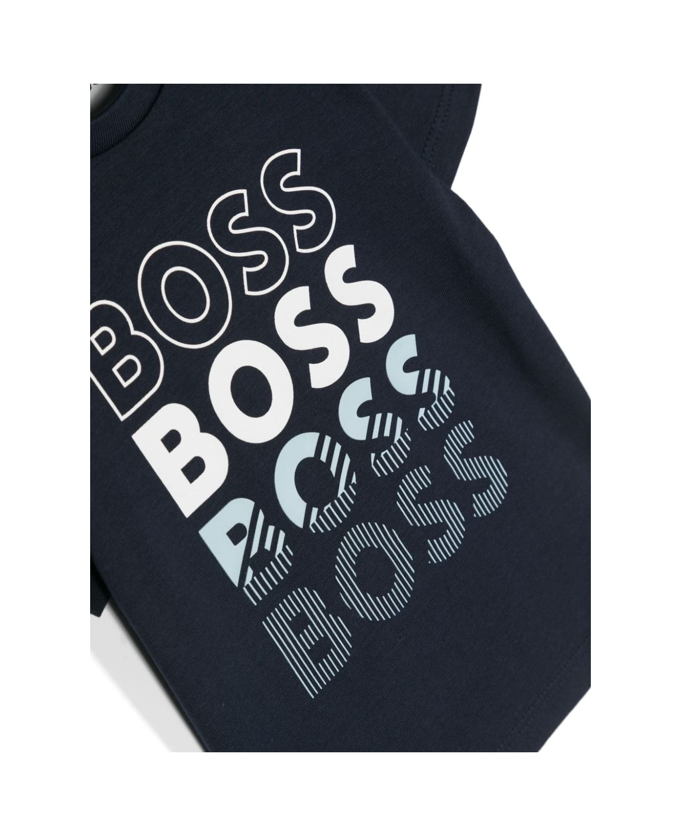 Hugo Boss T-shirt With Print - Blue