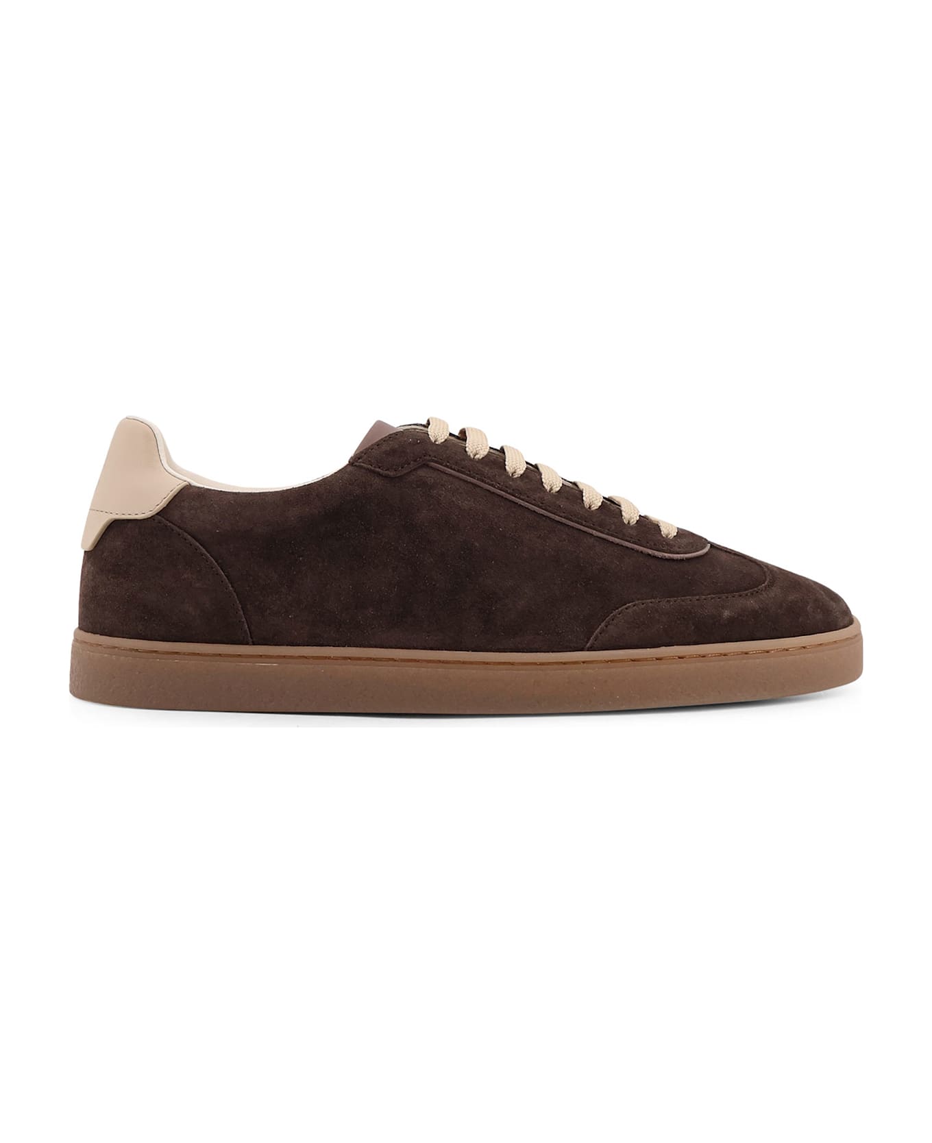 Brunello Cucinelli Suede Sneakers - DARK BROWN