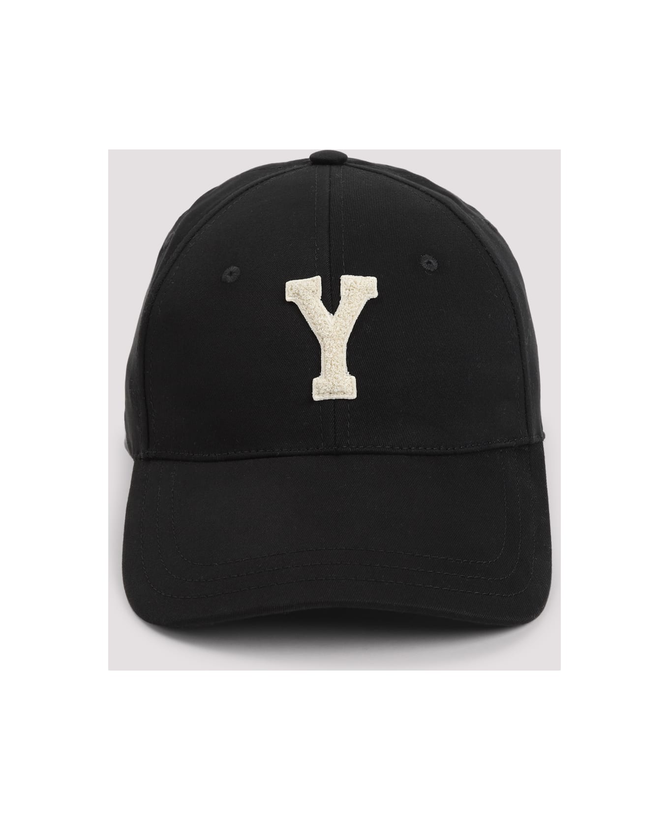 Saint Laurent College Cap - Black Ivory