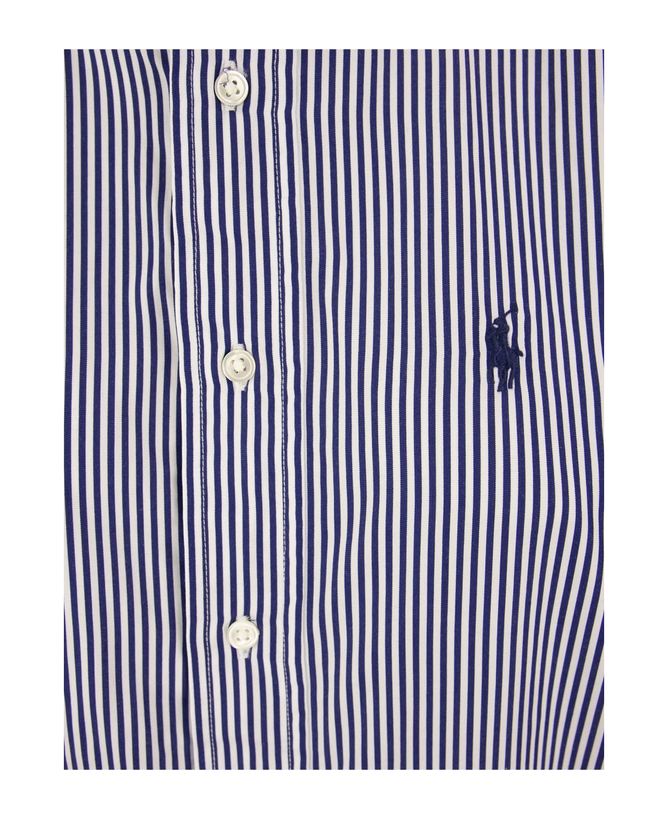 Polo Ralph Lauren Chemisier With Stripes - Blue/white ワンピース＆ドレス