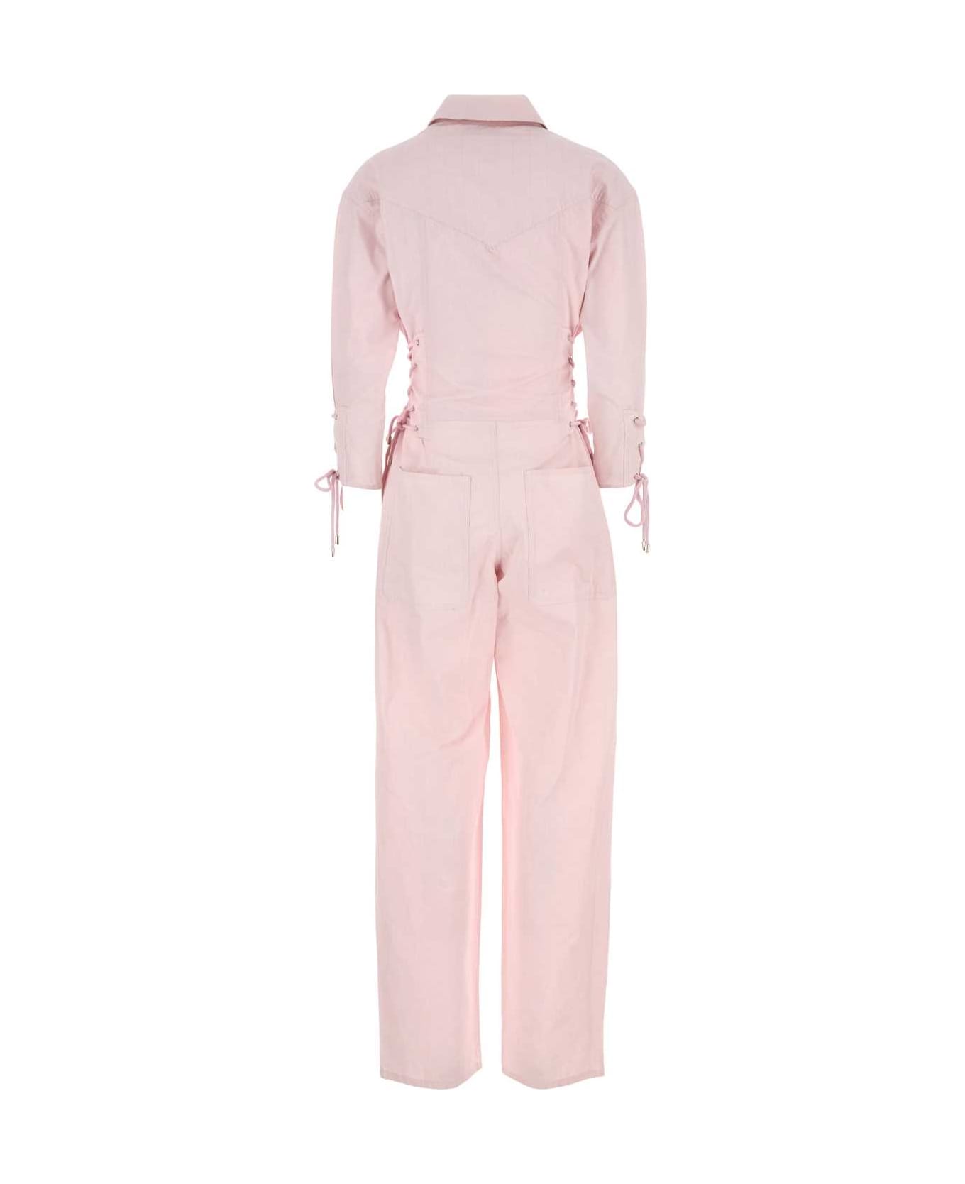 Isabel Marant Light Pink Cotton Irianna Jumpsuit - LIGHTPINK