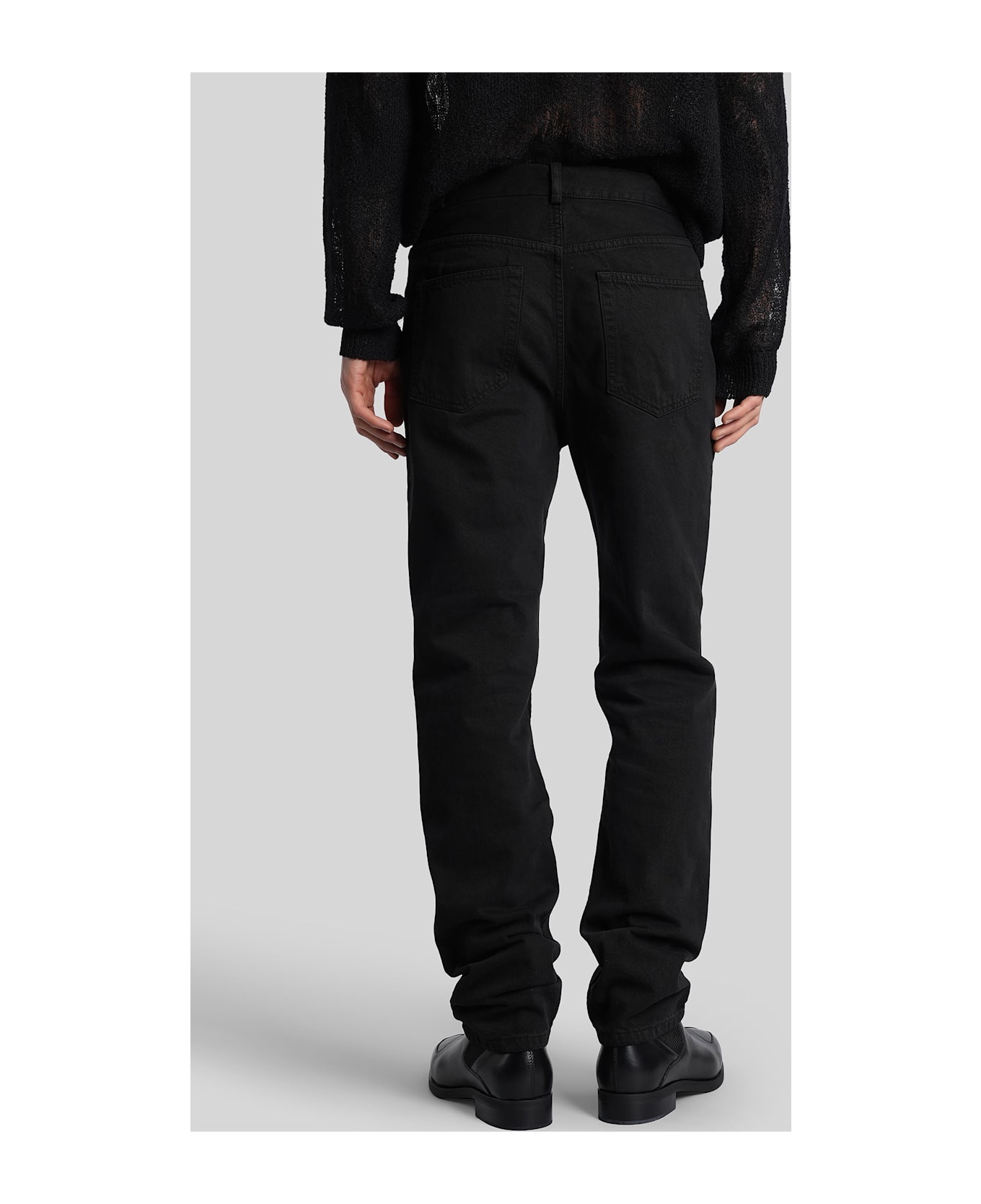 Ann Demeulemeester Gill Jeans In Black Denim - black