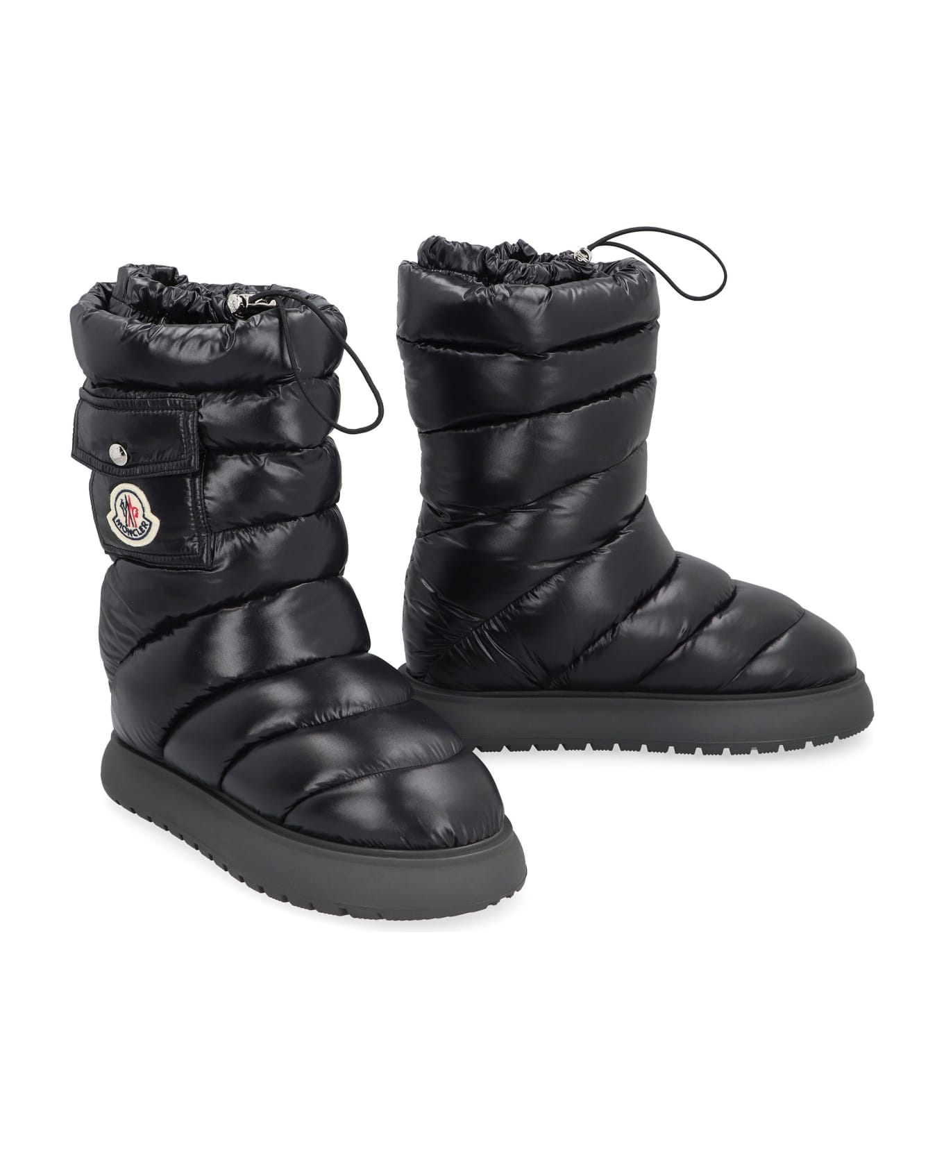 Moncler Gaia Nylon Boots - Nero ブーツ