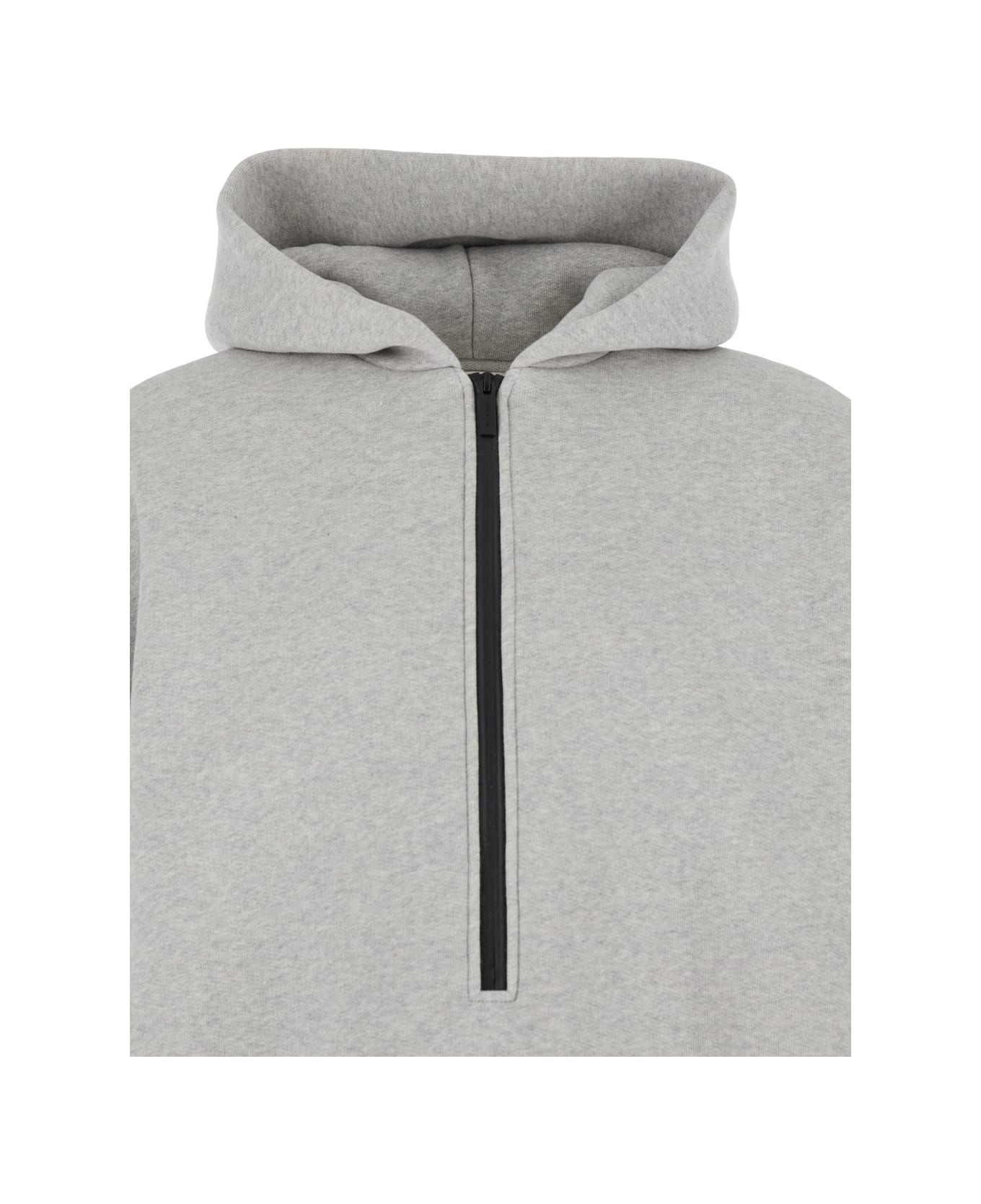 Fear of God Grey Sweatshirt With Hood And Dropped Shoulders In Cotton Blend Man - Grey
