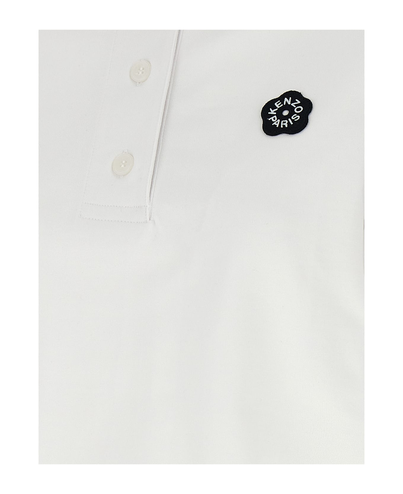 Kenzo Boke Flower 2.0 Polo Shirt - White