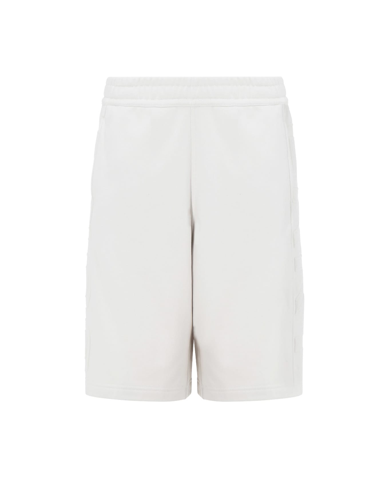Burberry Cotton Logo Shorts - White
