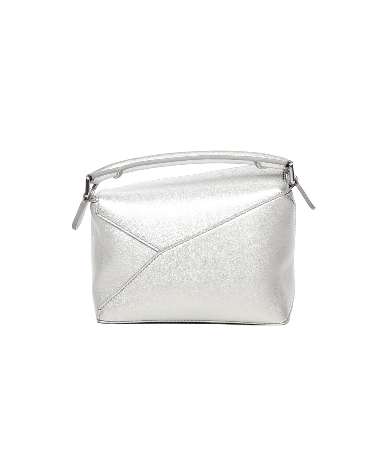 Loewe Mini Puzzle Bag - Silver