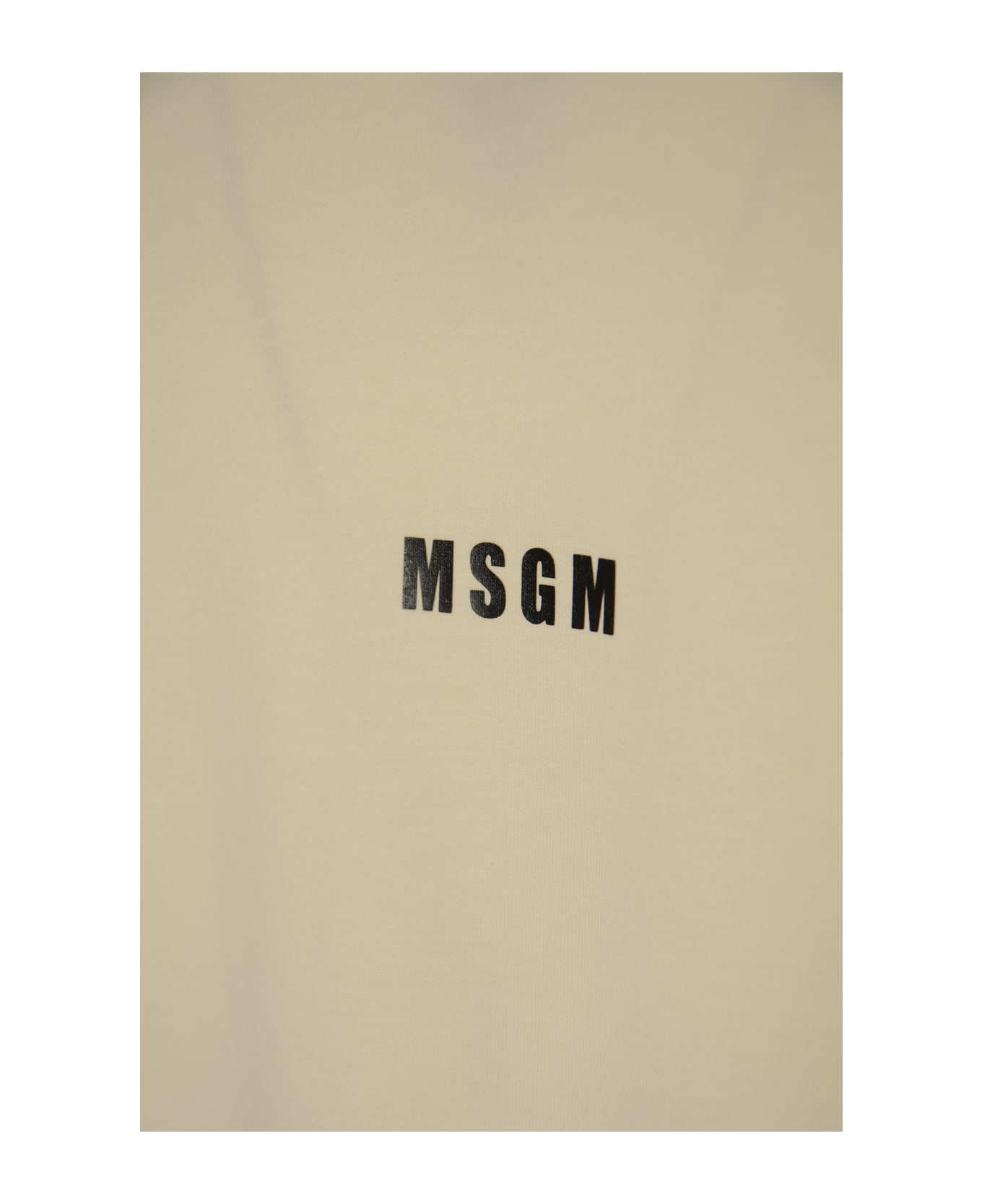 MSGM Logo Sweatshirt - Beige