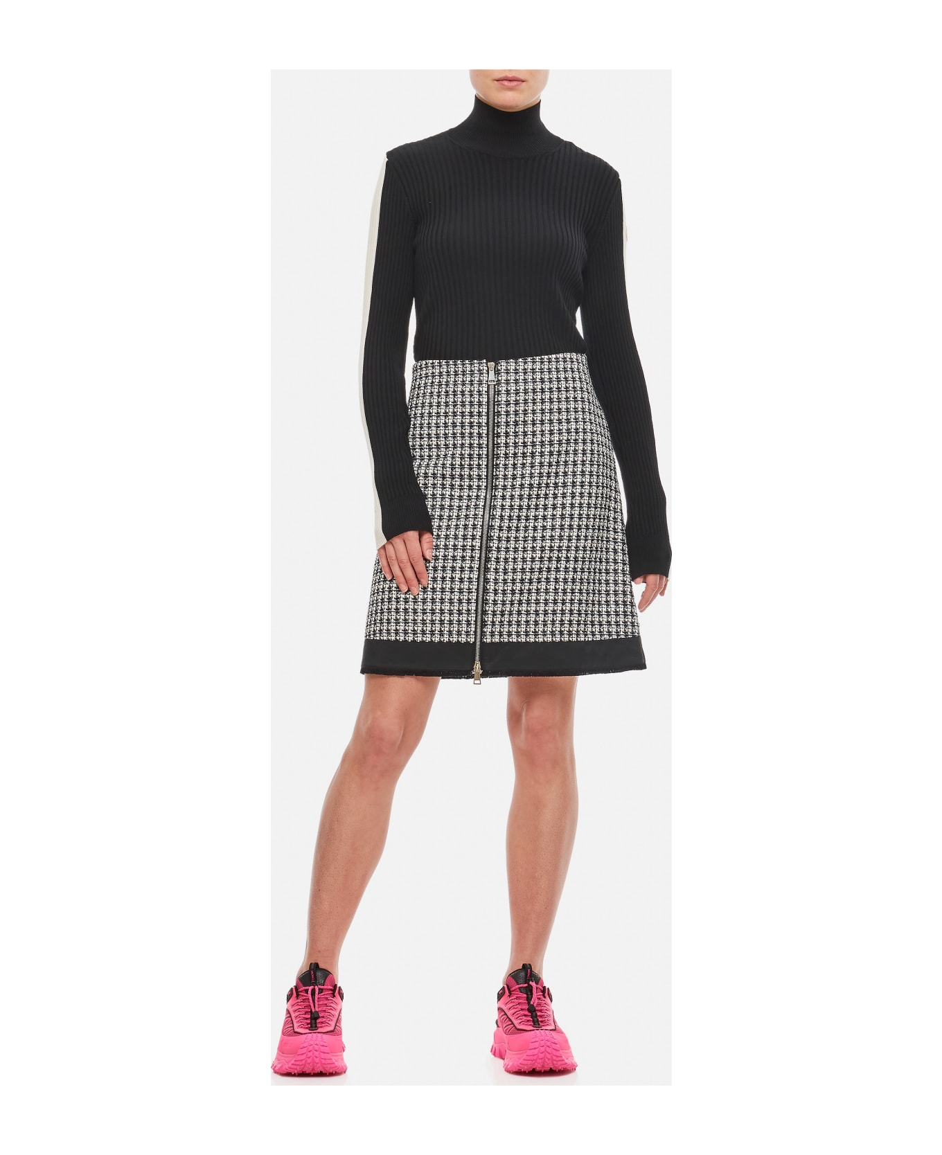Moncler Tweed Mini Skirt - Black